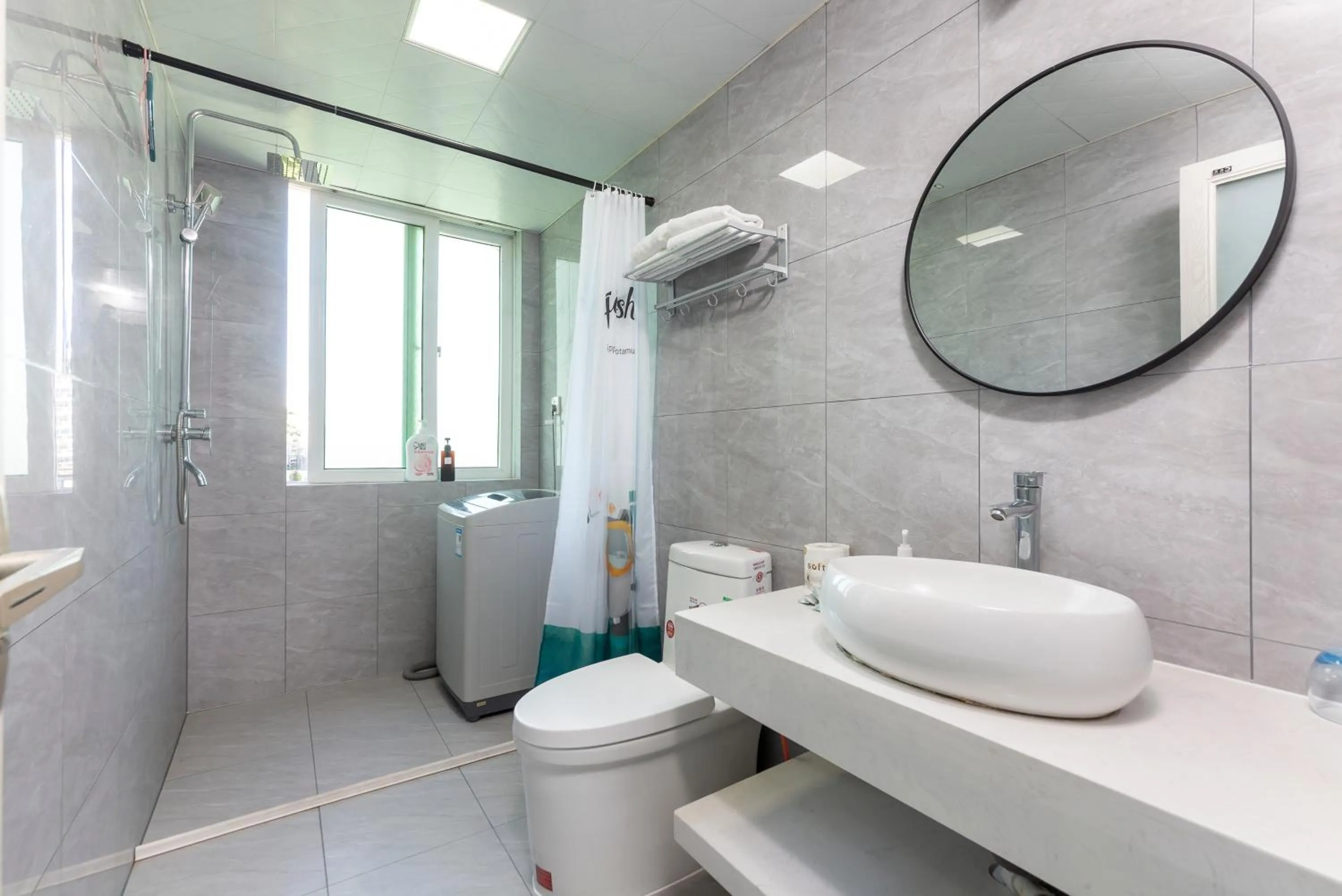 Shower in Sanya Sun Seaview Apartment