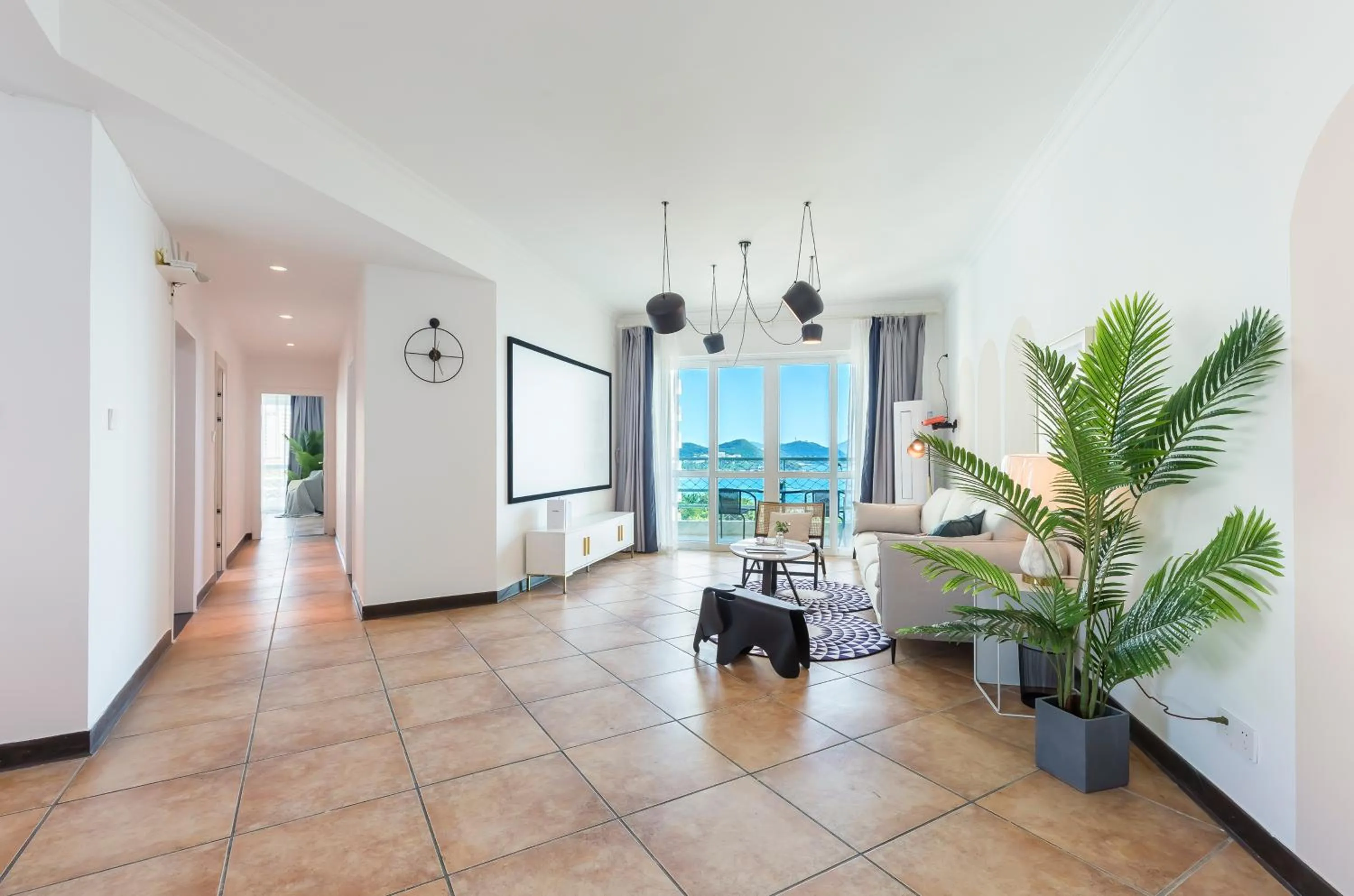 Living room in Sanya Sun Seaview Apartment