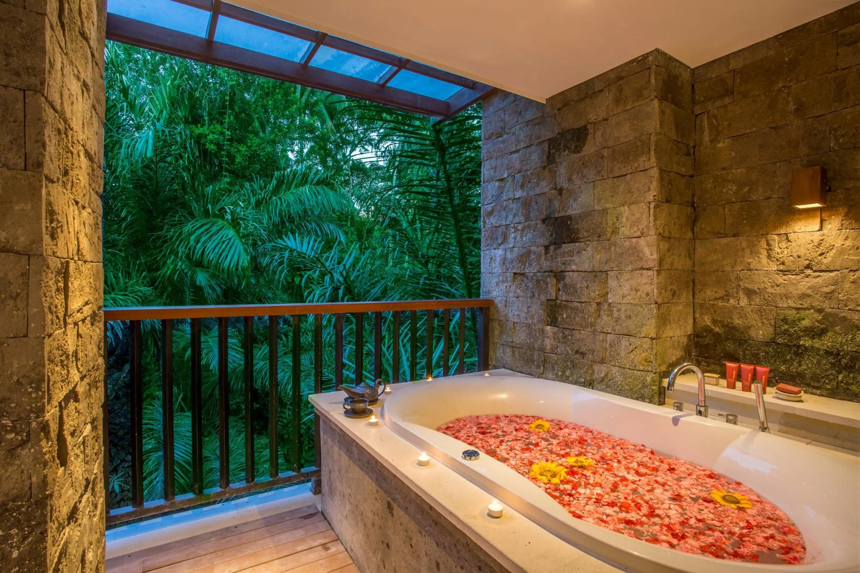 Hot Tub in Visesa Ubud Resort