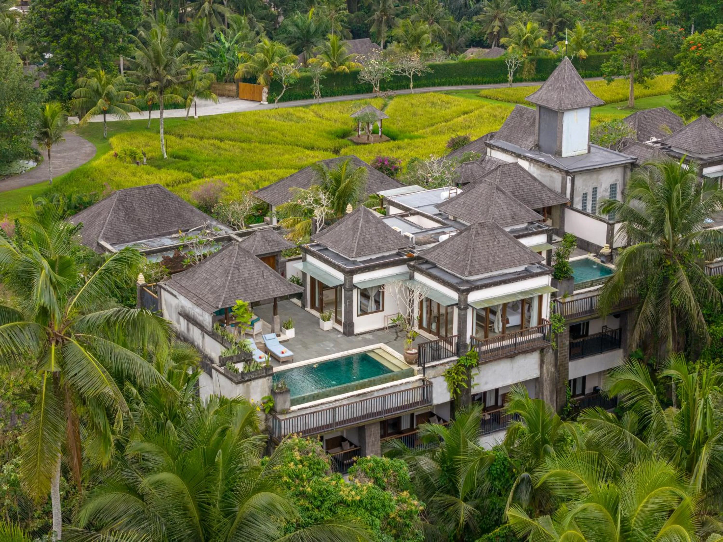 Pool view in Visesa Ubud Resort