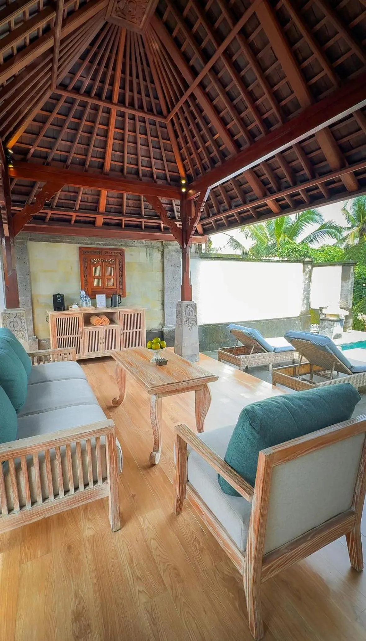 Living room in Visesa Ubud Resort