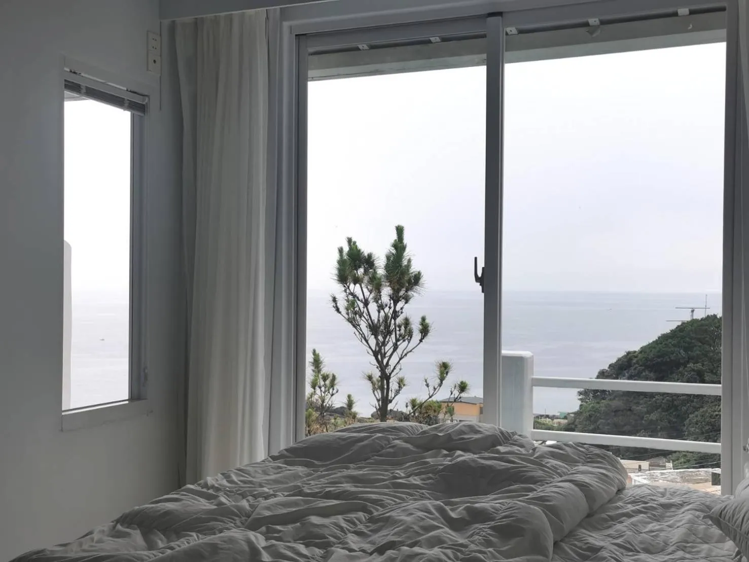 Bed in Ample Villa 小希臘民宿