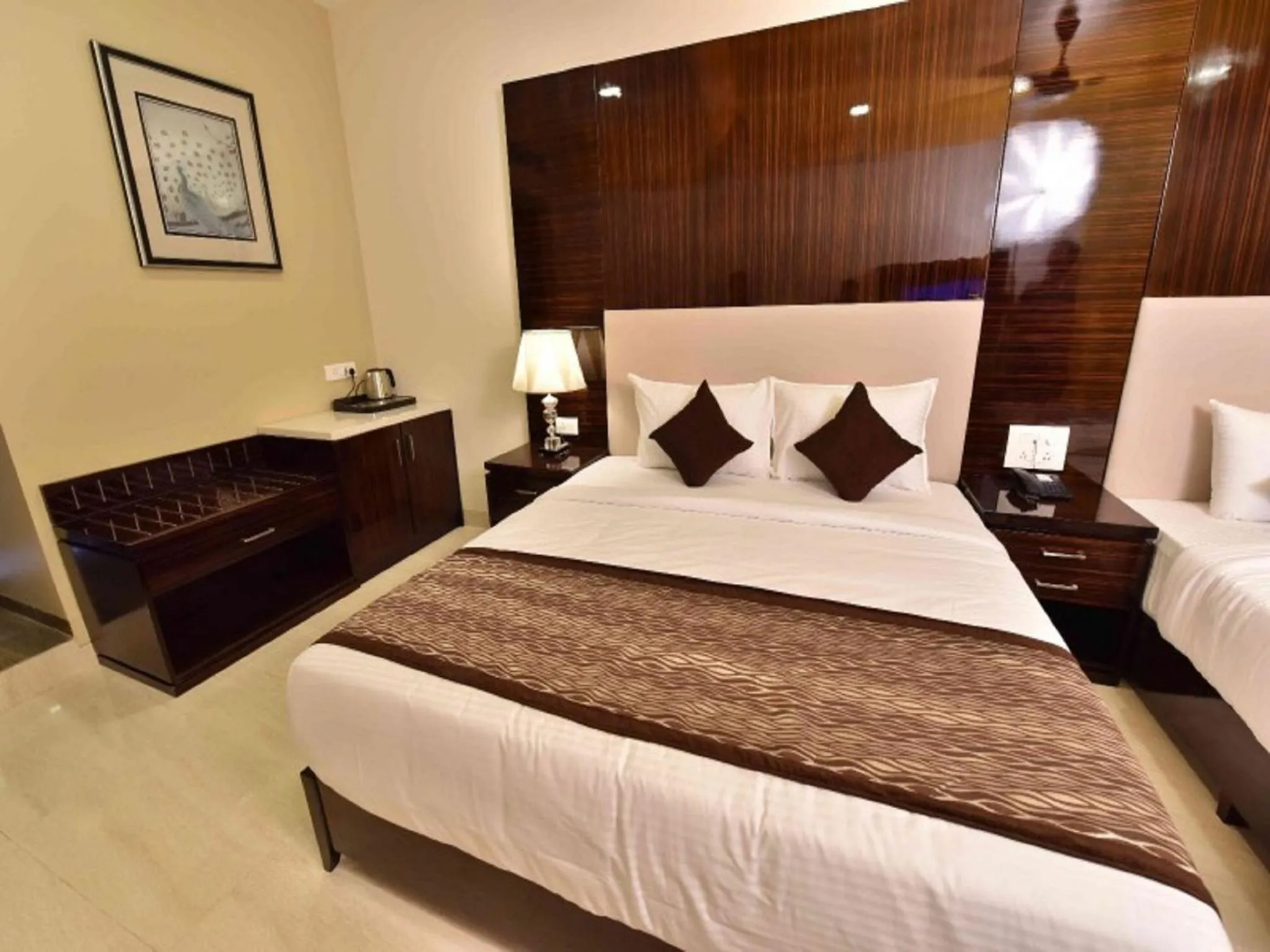 Photo of the whole room, Bed in Hotel Calangute Central