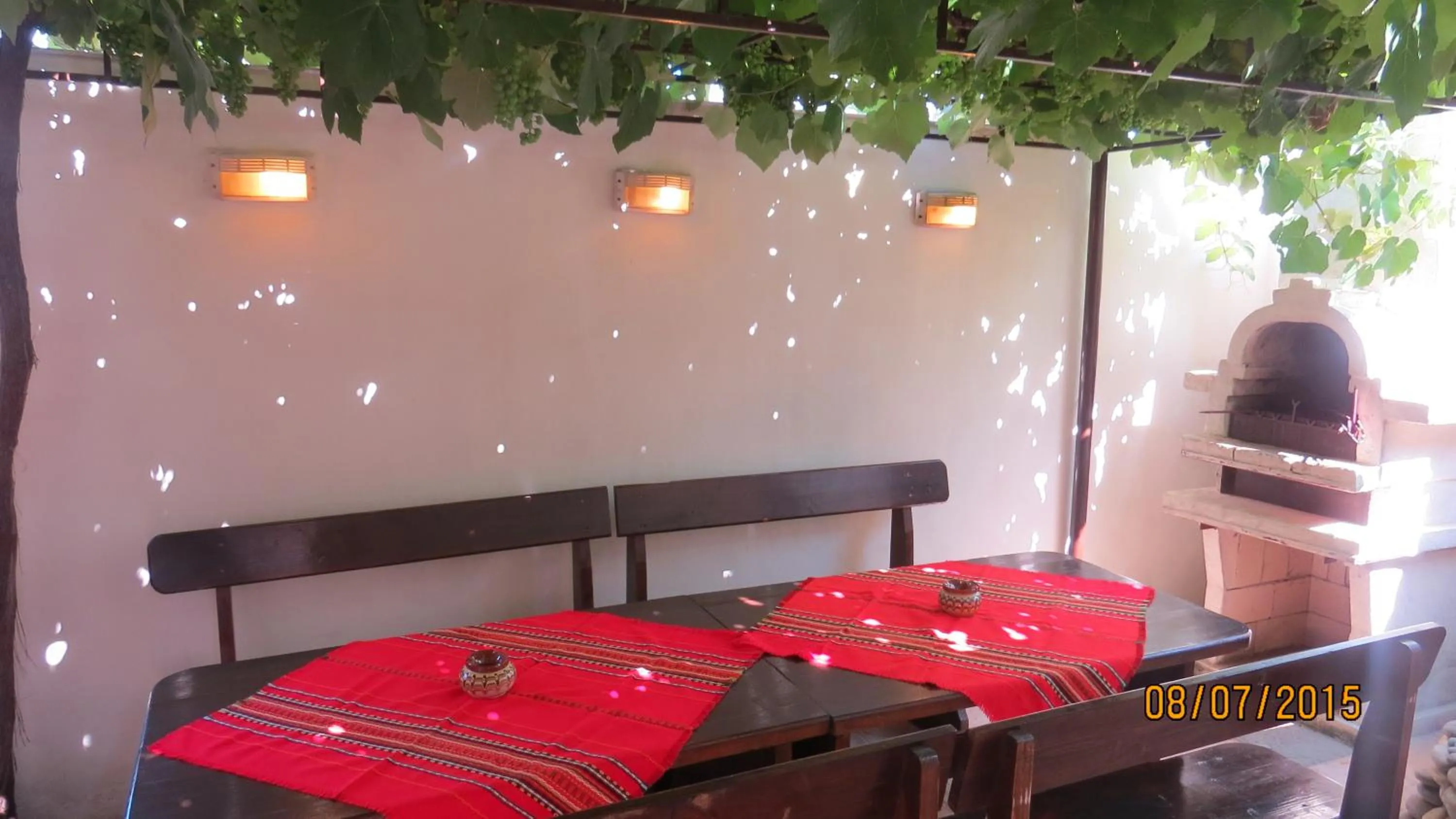 BBQ facilities in Hotel Strinava