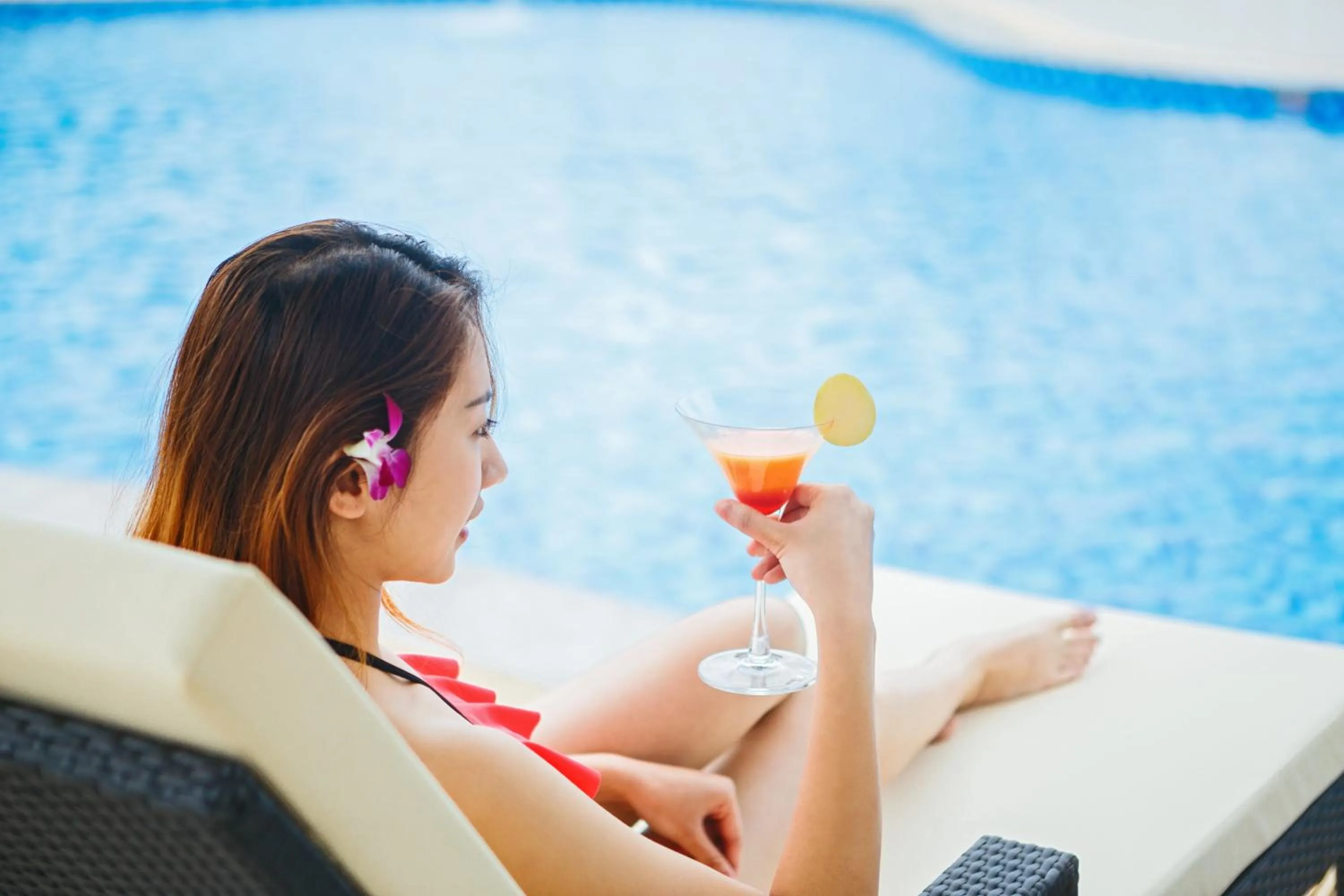 Swimming pool in Muong Thanh Holiday Moc Chau Hotel