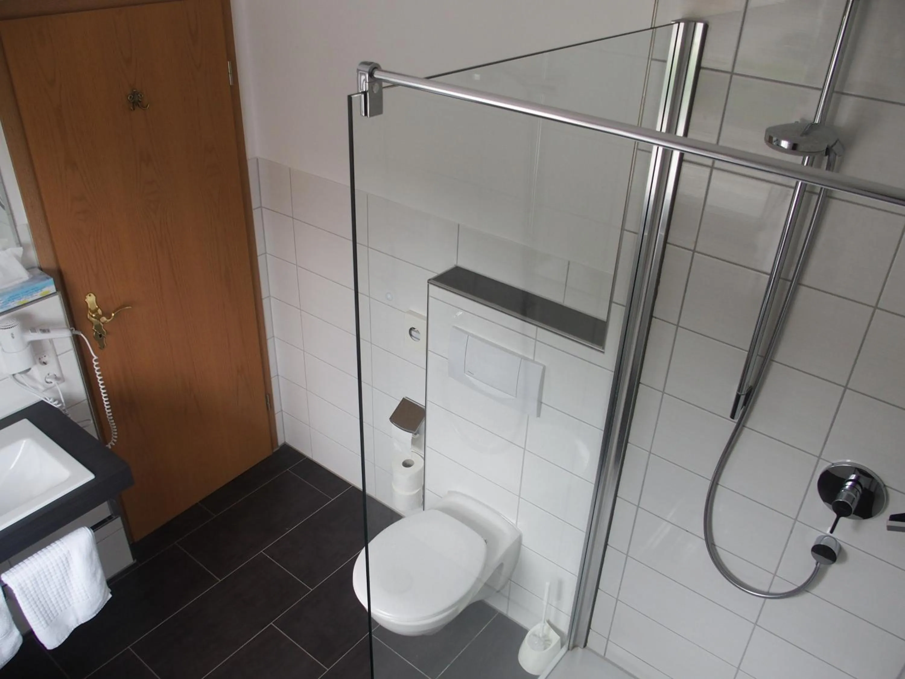 Bathroom in Hotel Pension Café Hasler