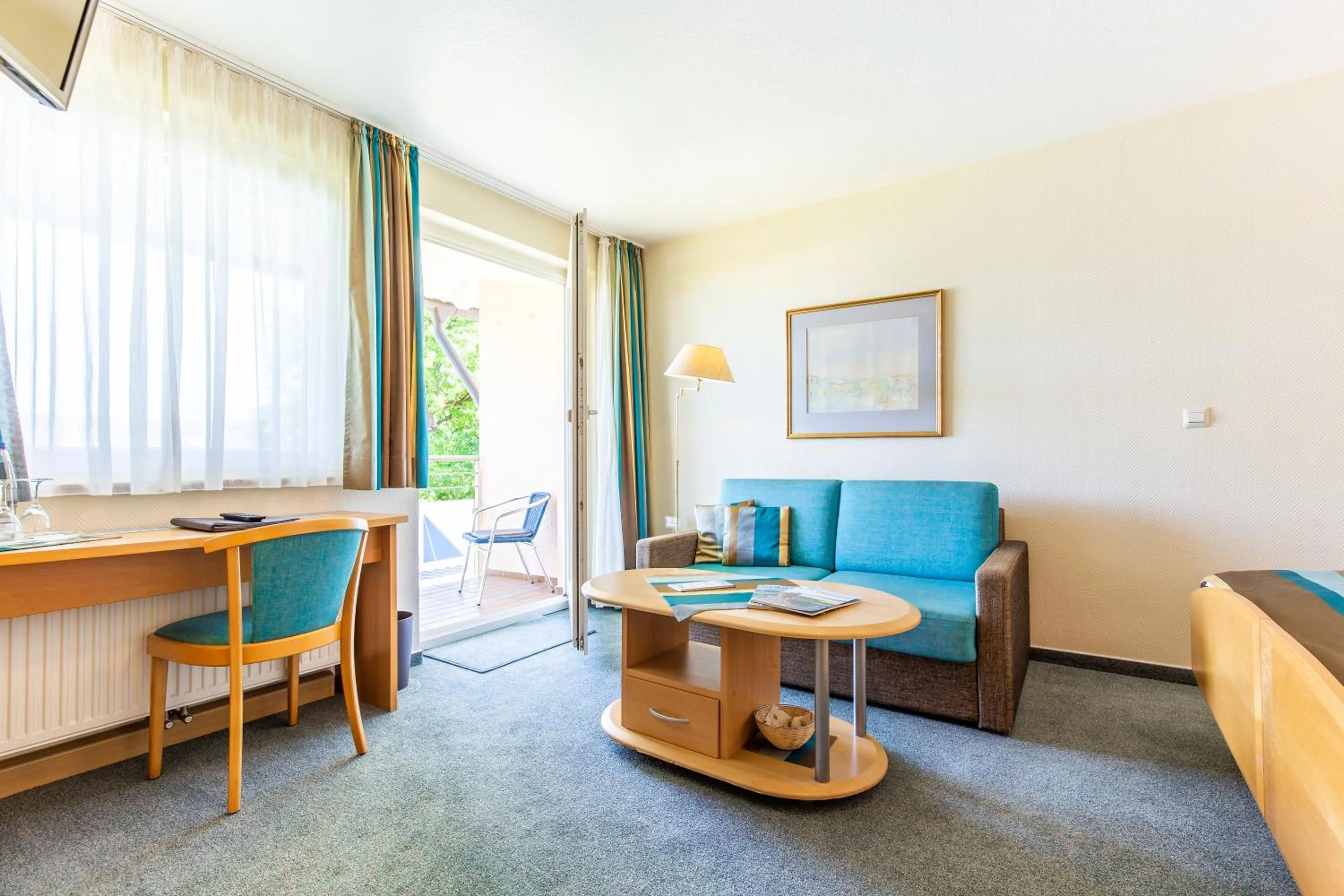 Seating area in Hotel Pension Café Hasler