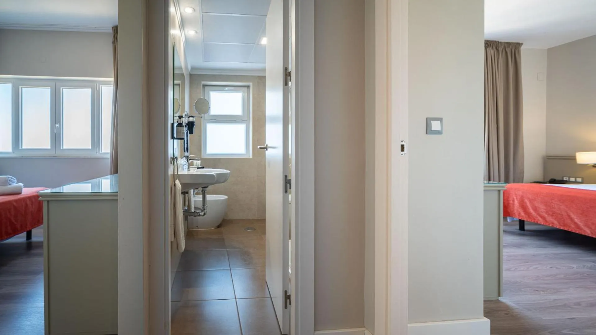 Bathroom, Bed in Pato Rojo