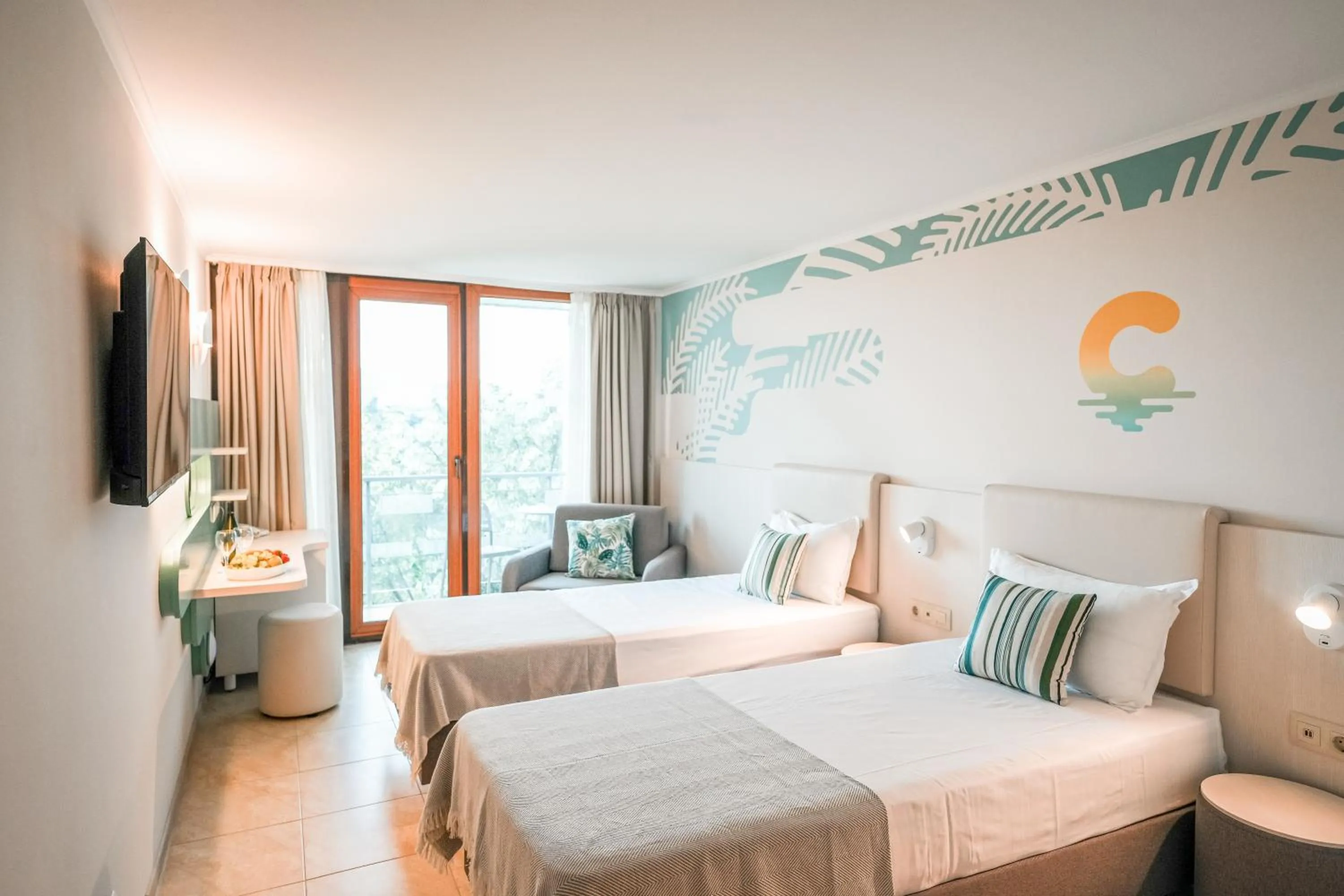 Bedroom, Bed in Calimera Ralitsa Superior Hotel - Ultra All Inclusive plus Aquapark