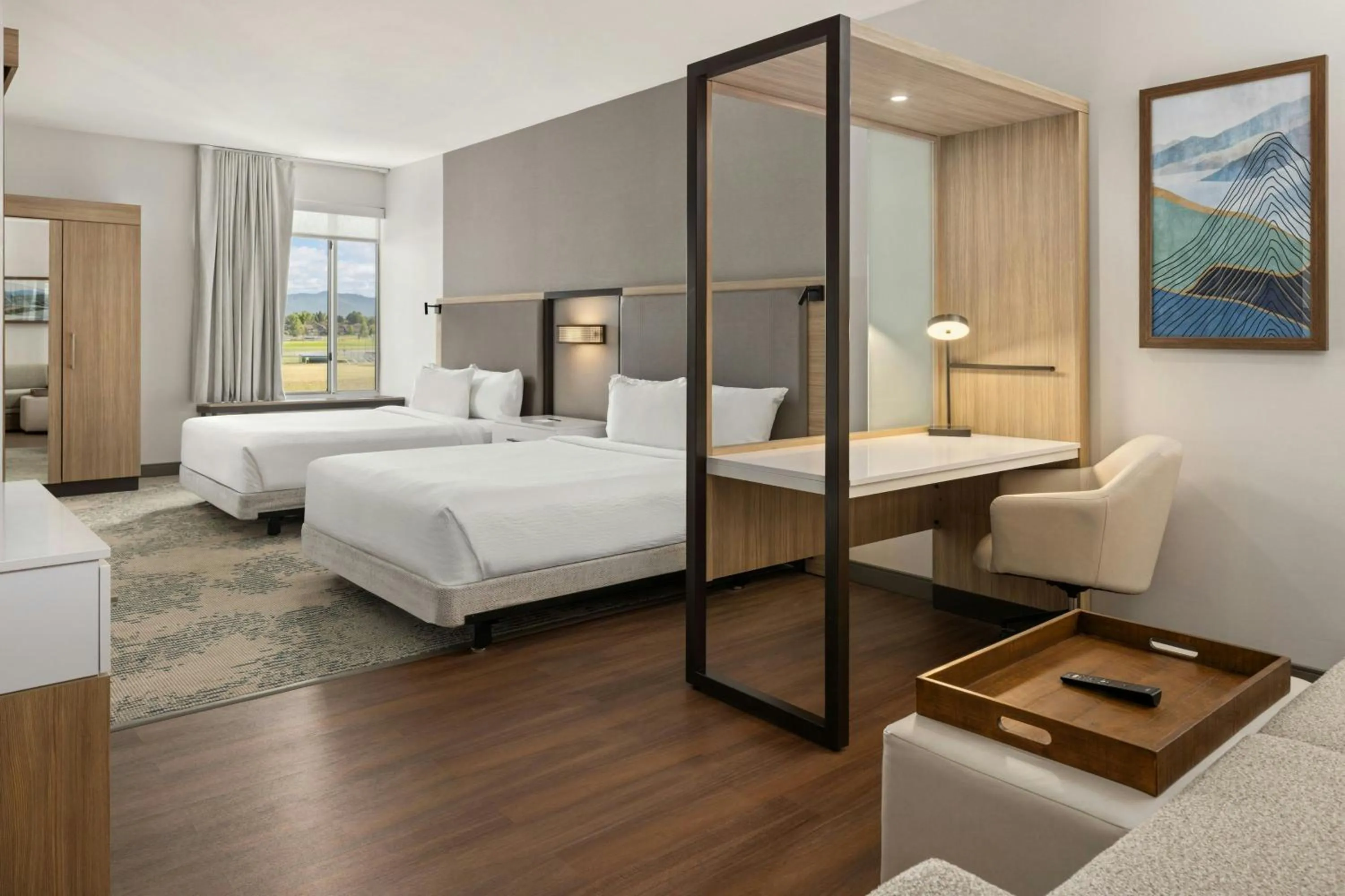 Photo of the whole room, Bed in SpringHill Suites by Marriott Kalispell