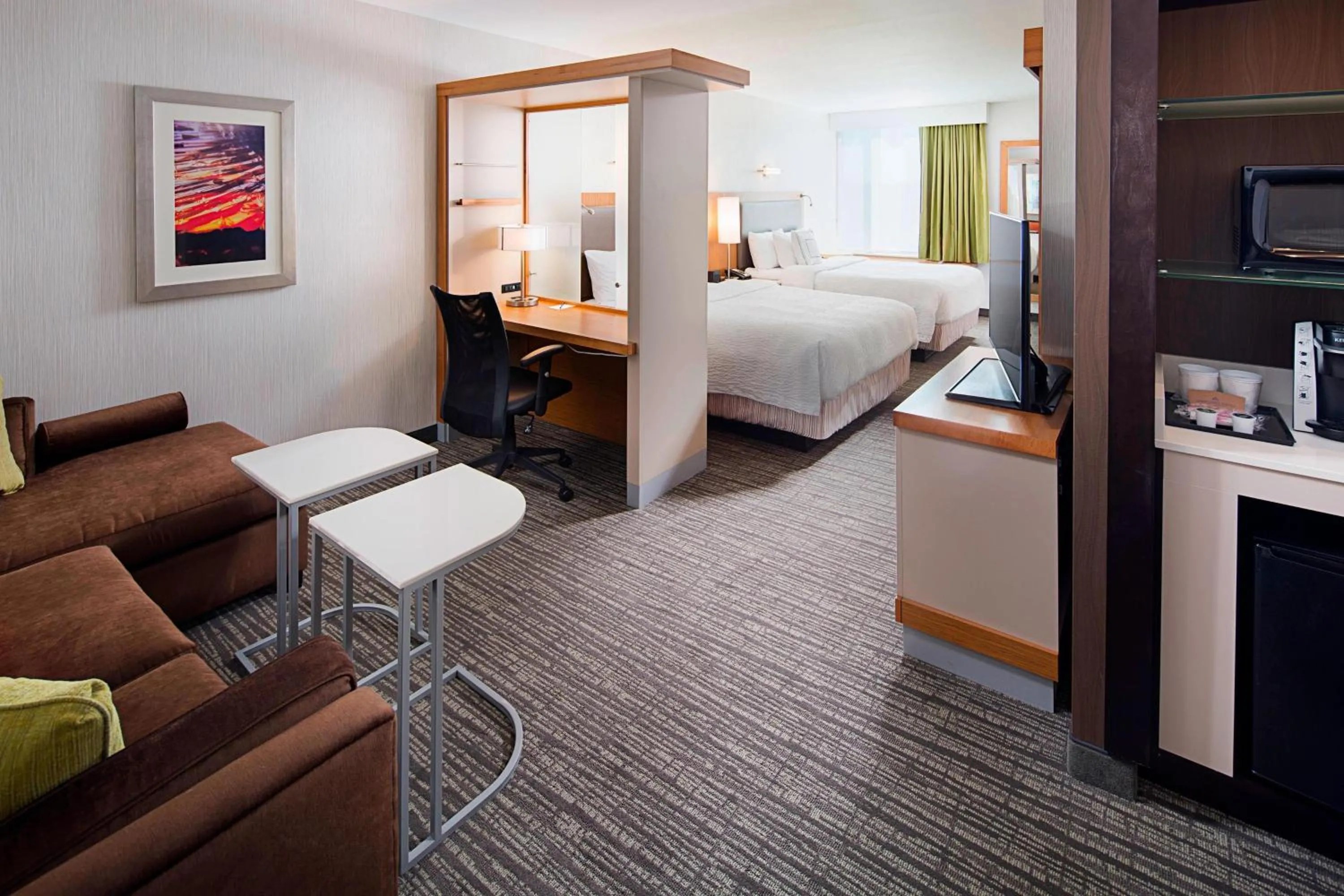 Photo of the whole room, Bed in SpringHill Suites by Marriott Carle Place Garden City