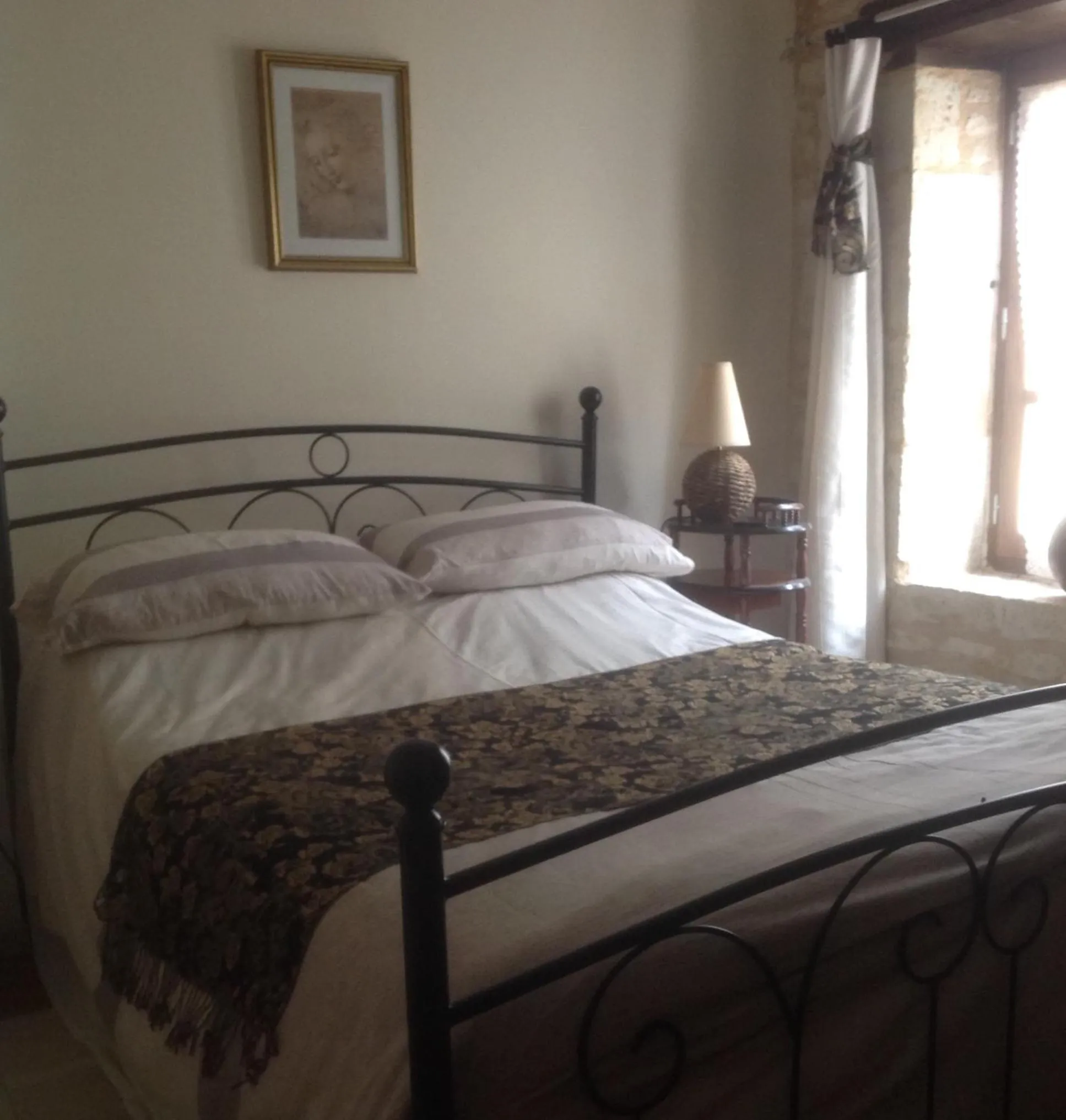 Bedroom, Bed in Le Grenier 1 Rue Verte Tusson 16140 France