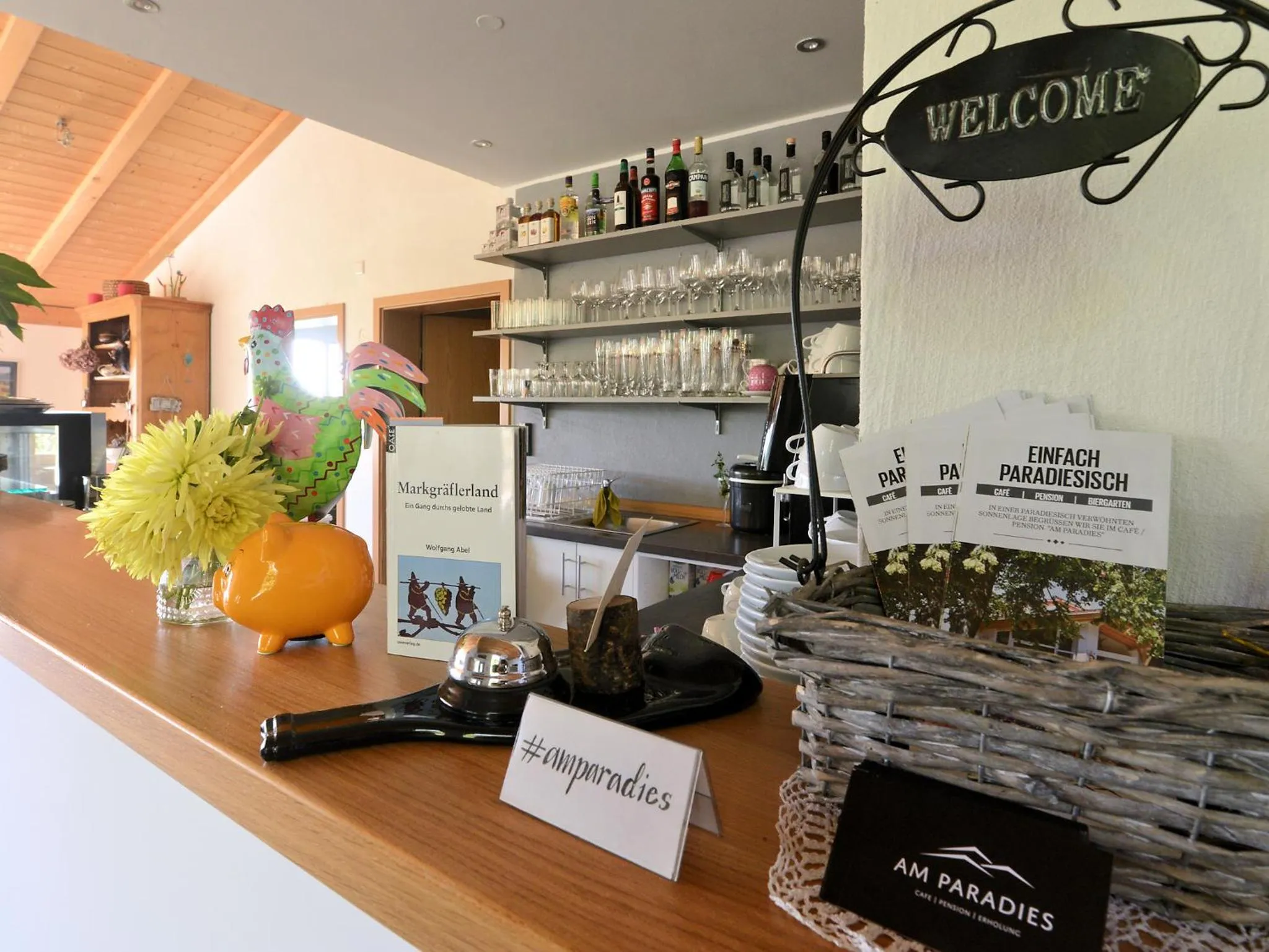 Lobby or reception in Am Paradies