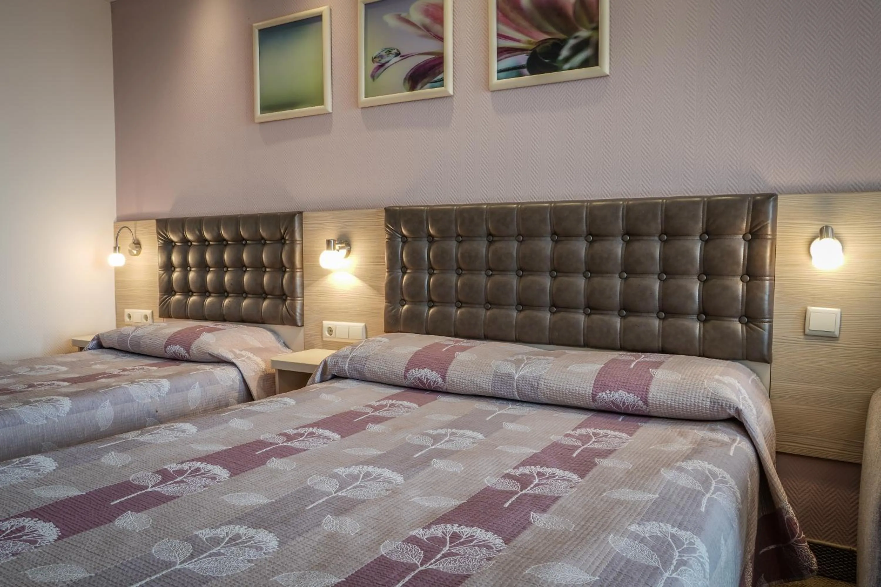 Bed in Hotel Sandy Beach