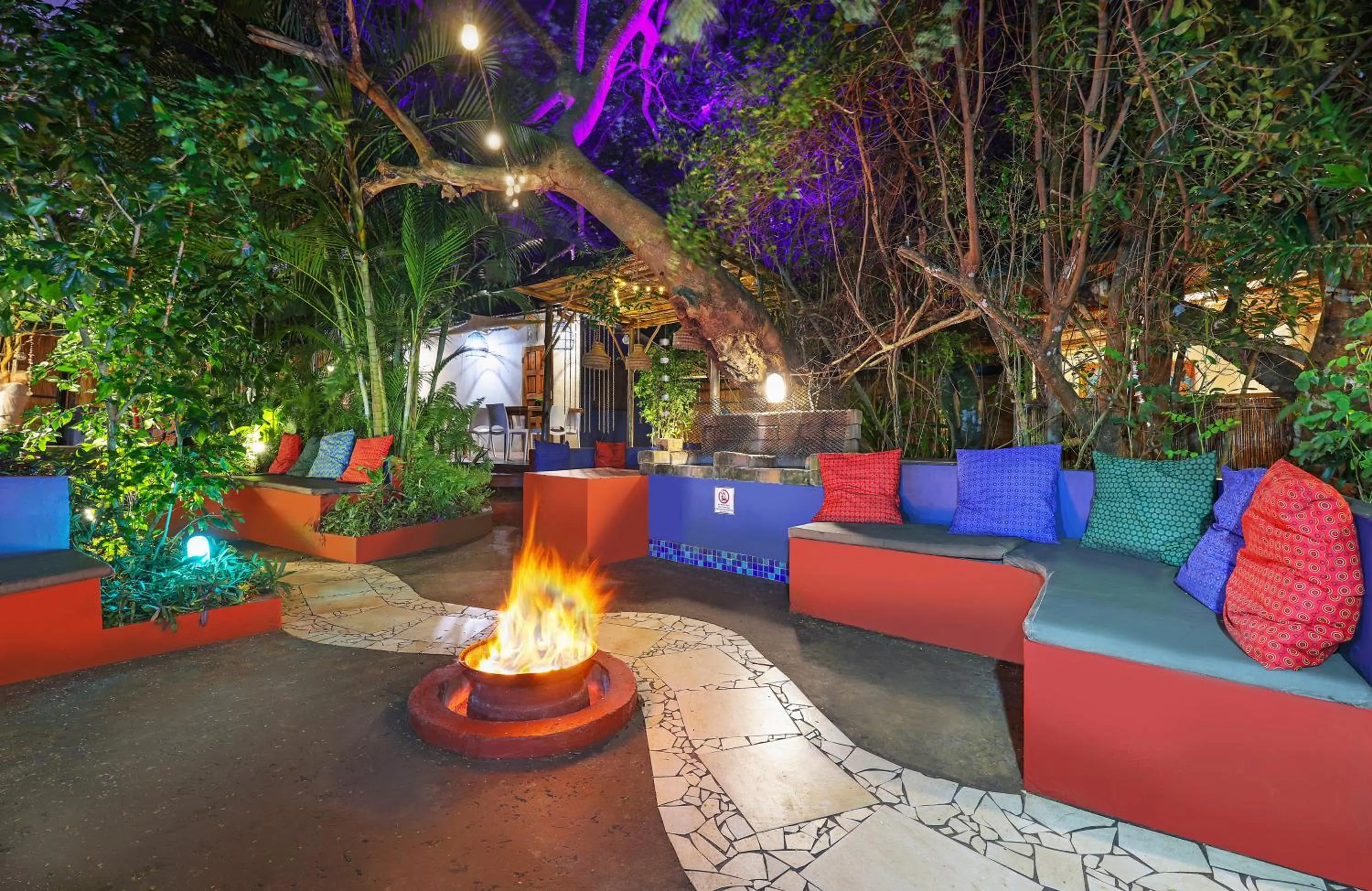 Communal lounge/ TV room in Gala Gala Eco Resort