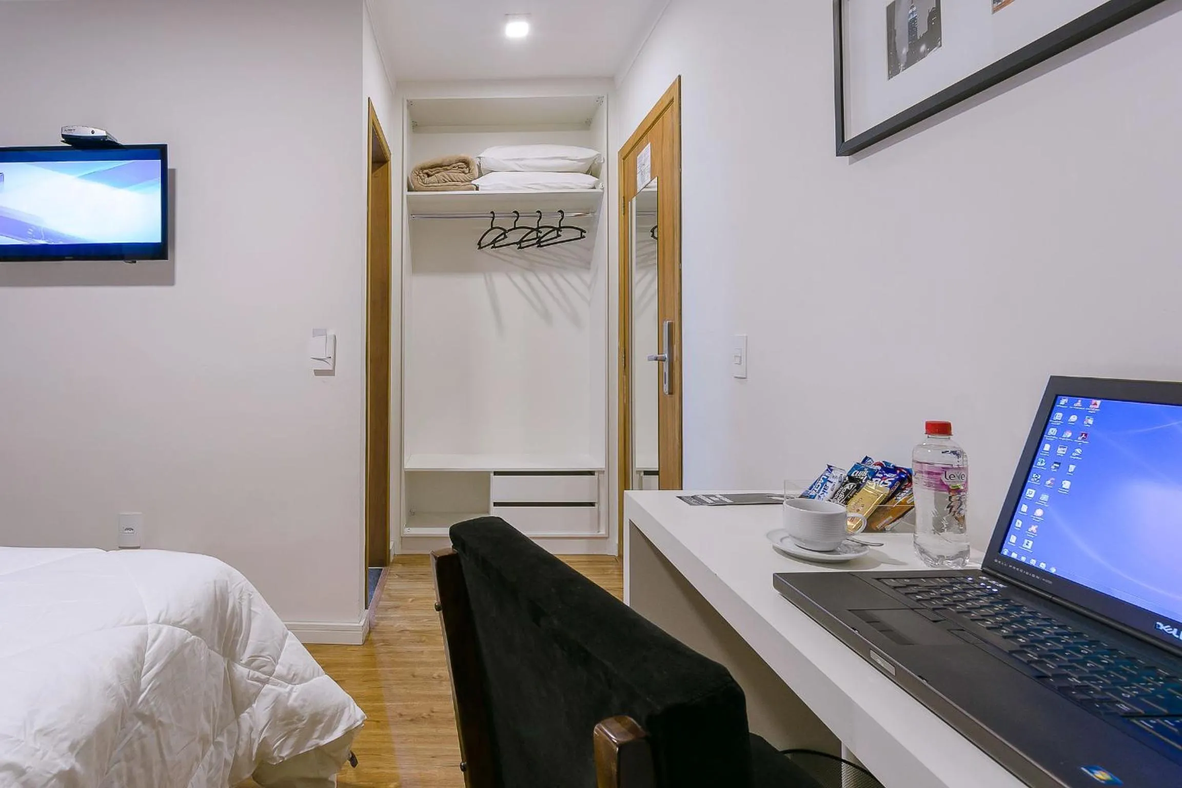 Bed in Bauru Office Hotel