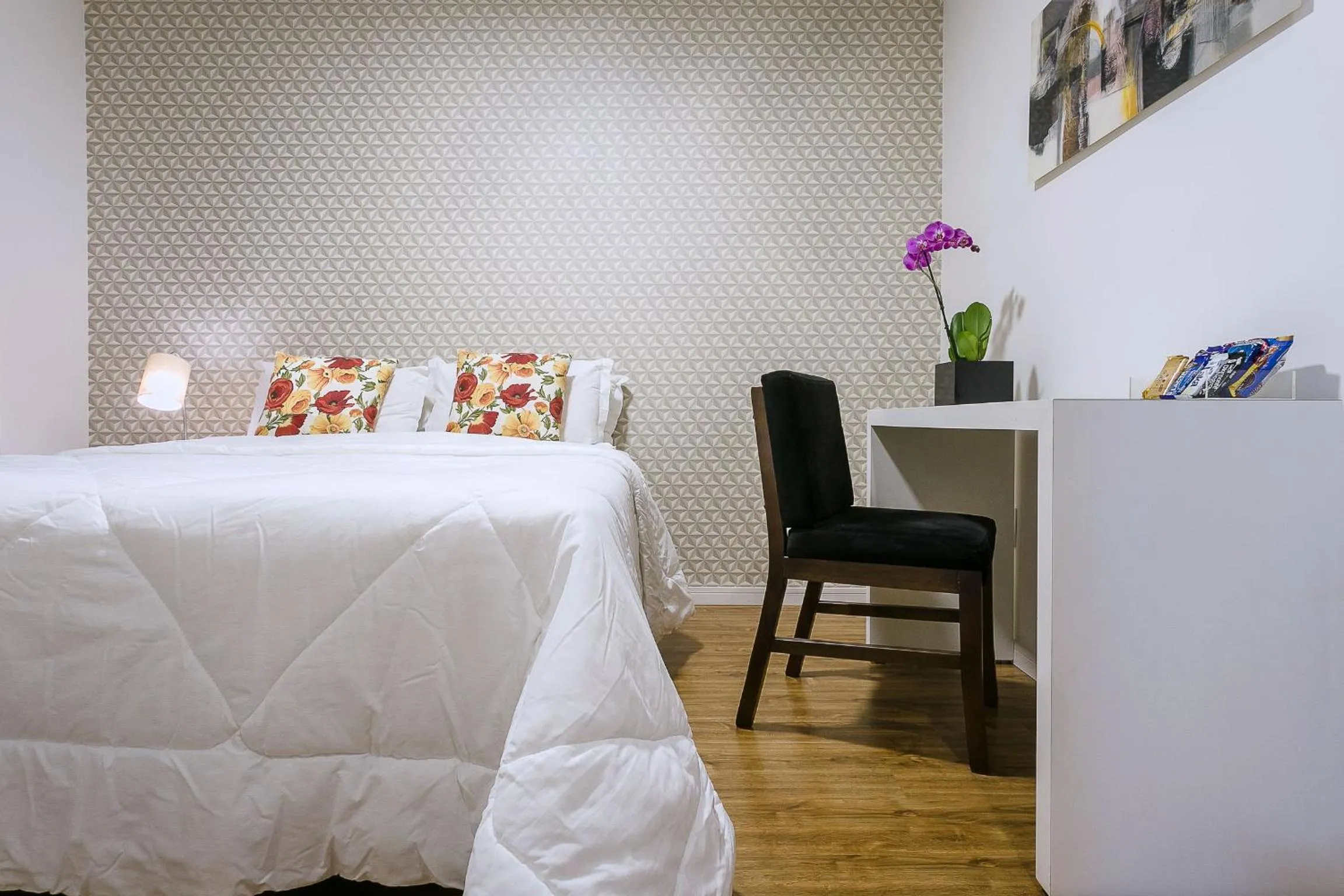 Bed in Bauru Office Hotel