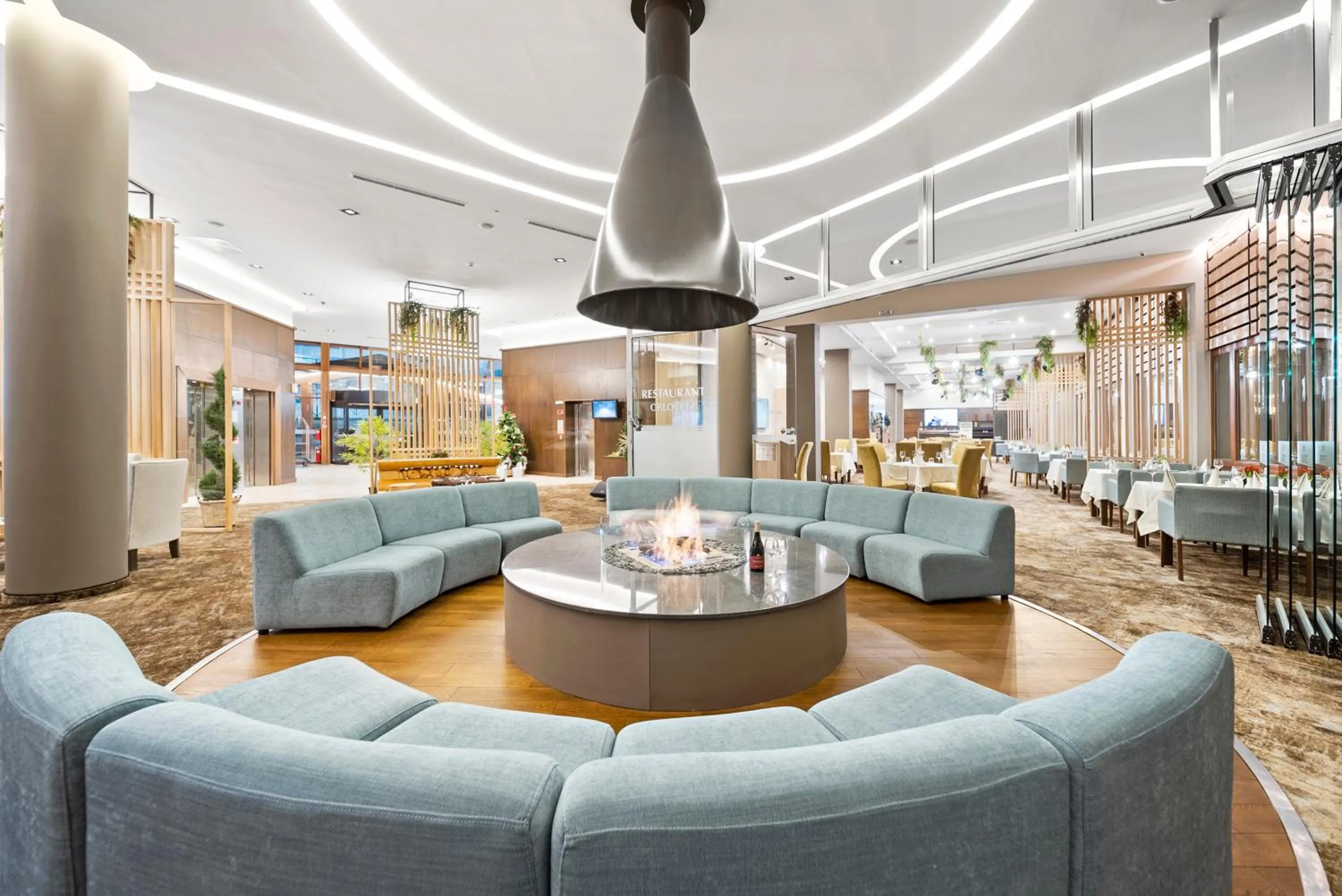 Lobby or reception in Hotel Orlovetz