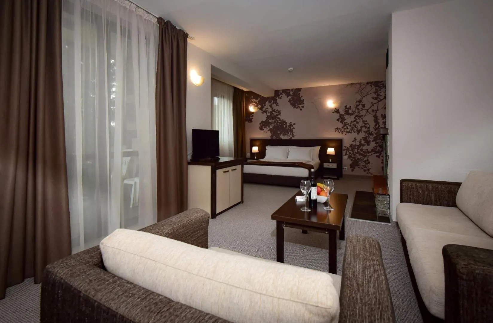 Bed in Rhodopi Home Hotel Chepelare- Half Board & Wellness