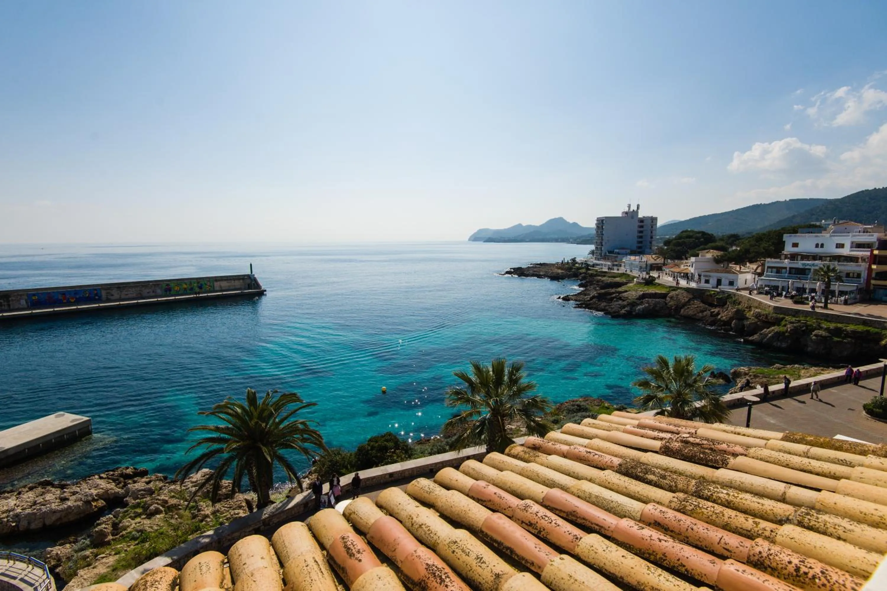 Sea view in Hostal Port Corona