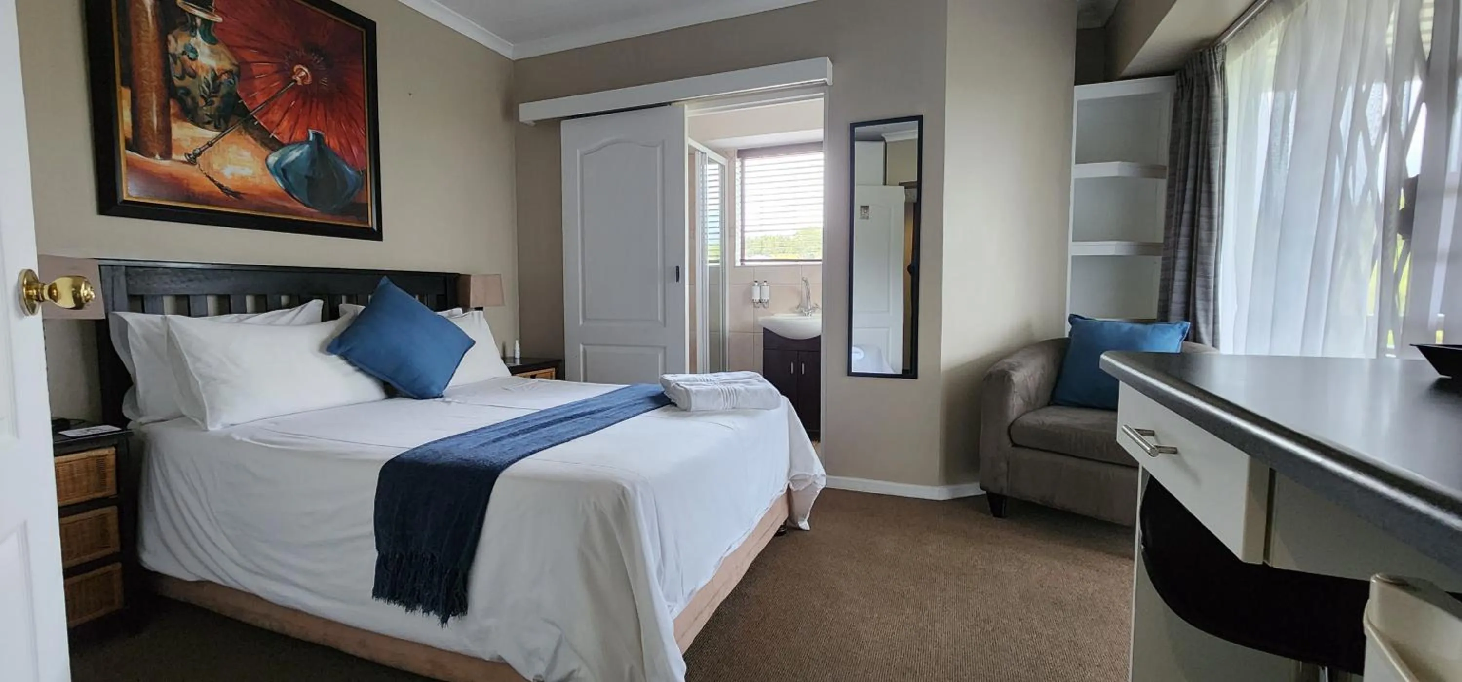 Bedroom, Bed in See More Guest House