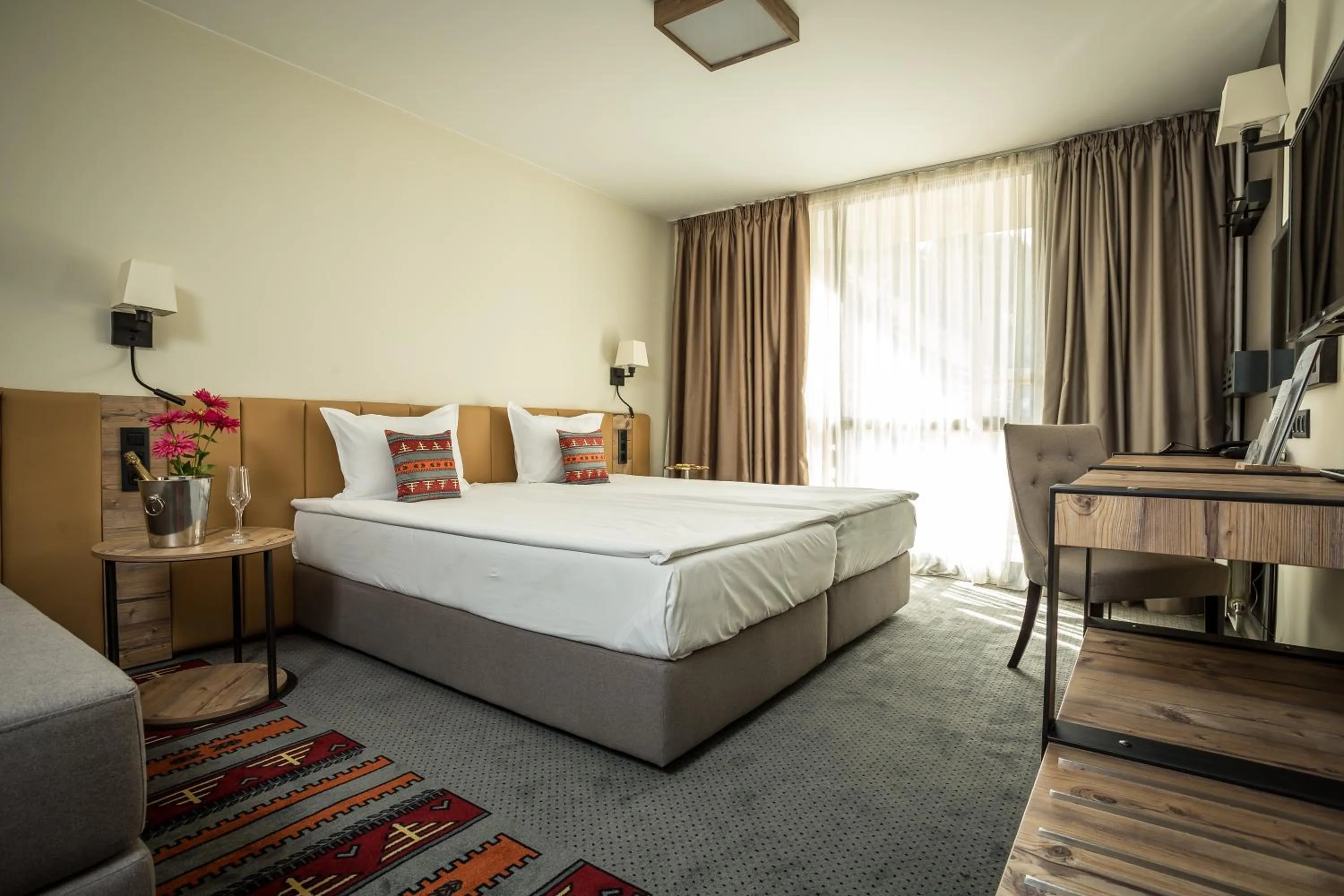 Bed in Rila Hotel Borovets