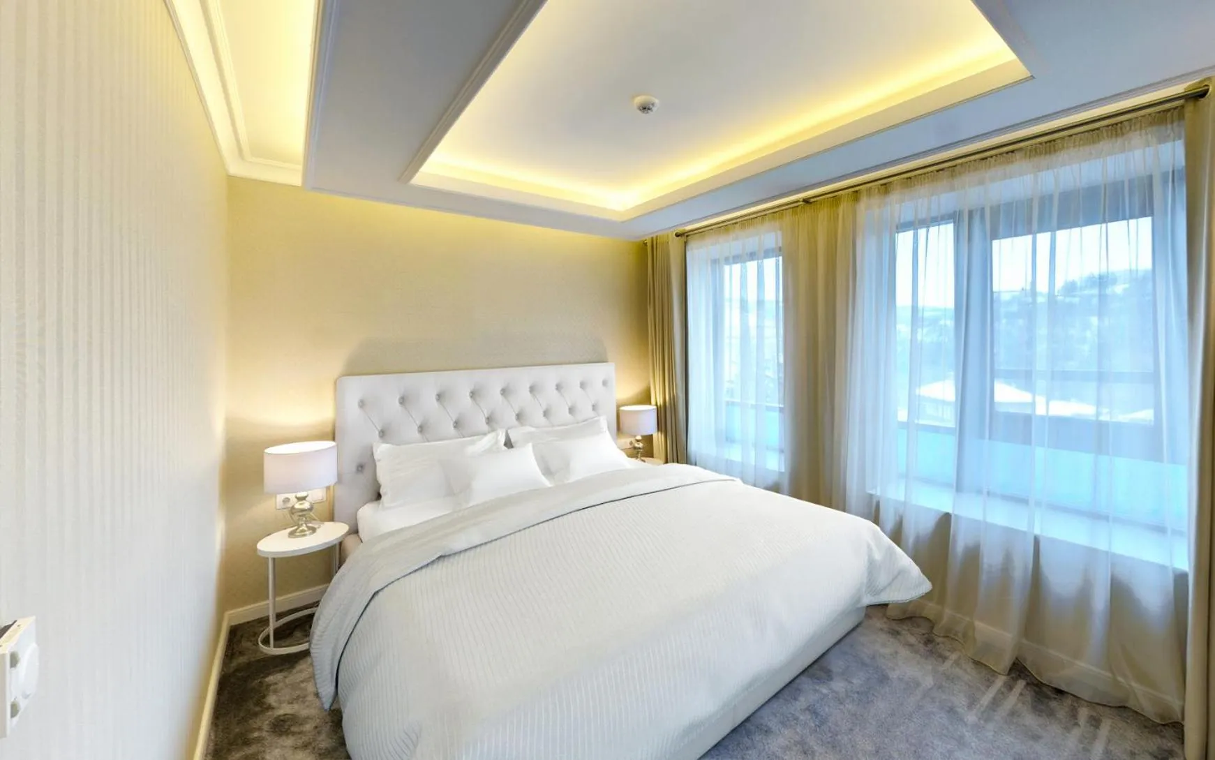 Bed in Tsarevets Boutique Hotel & SPA