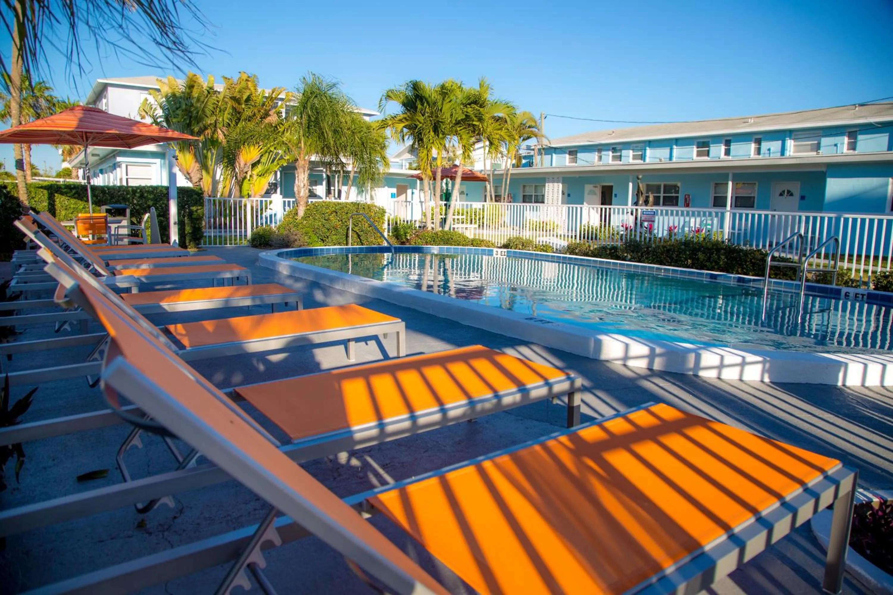 Swimming pool in St. Pete Beach Suites