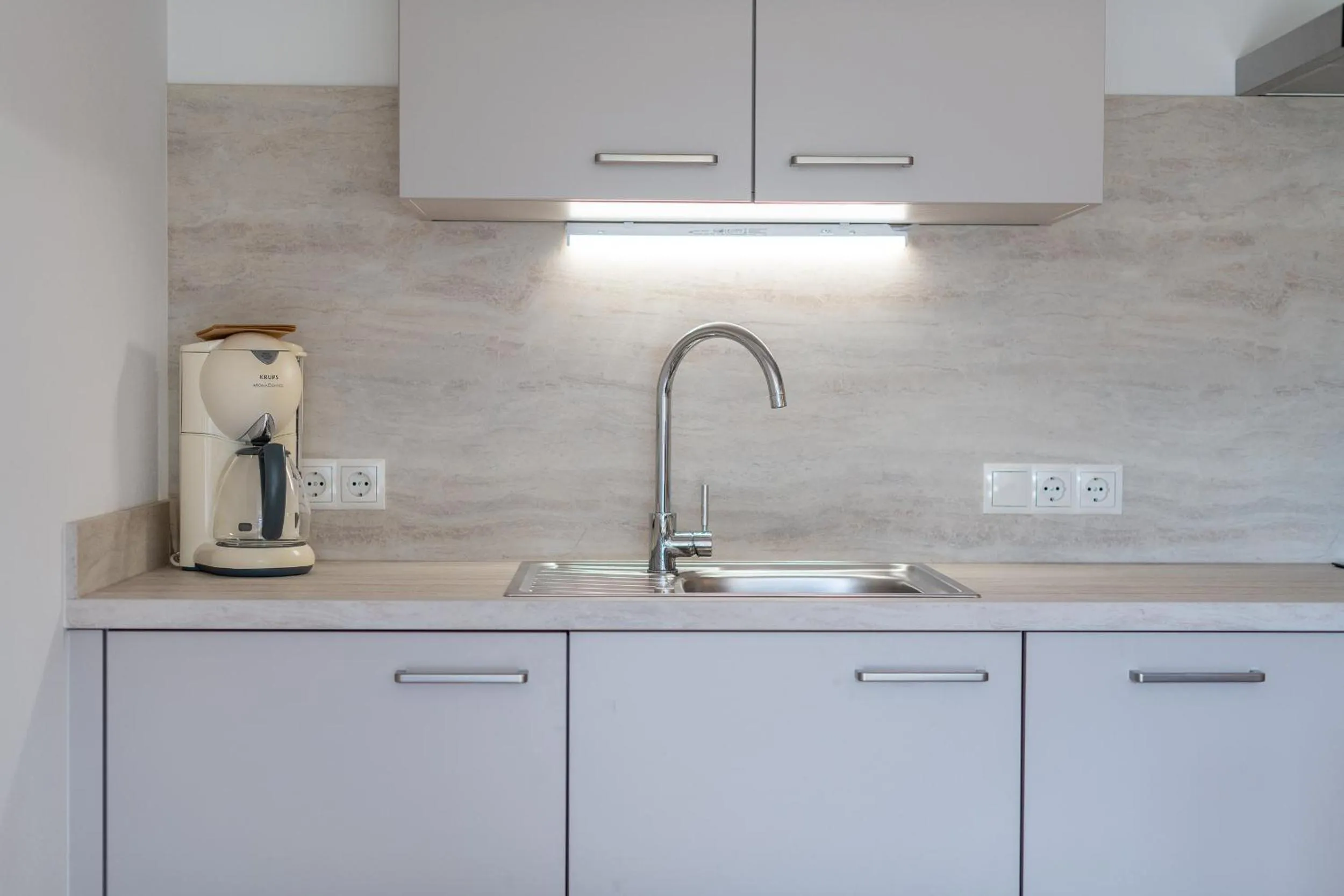 Kitchen or kitchenette in Haus Stolz