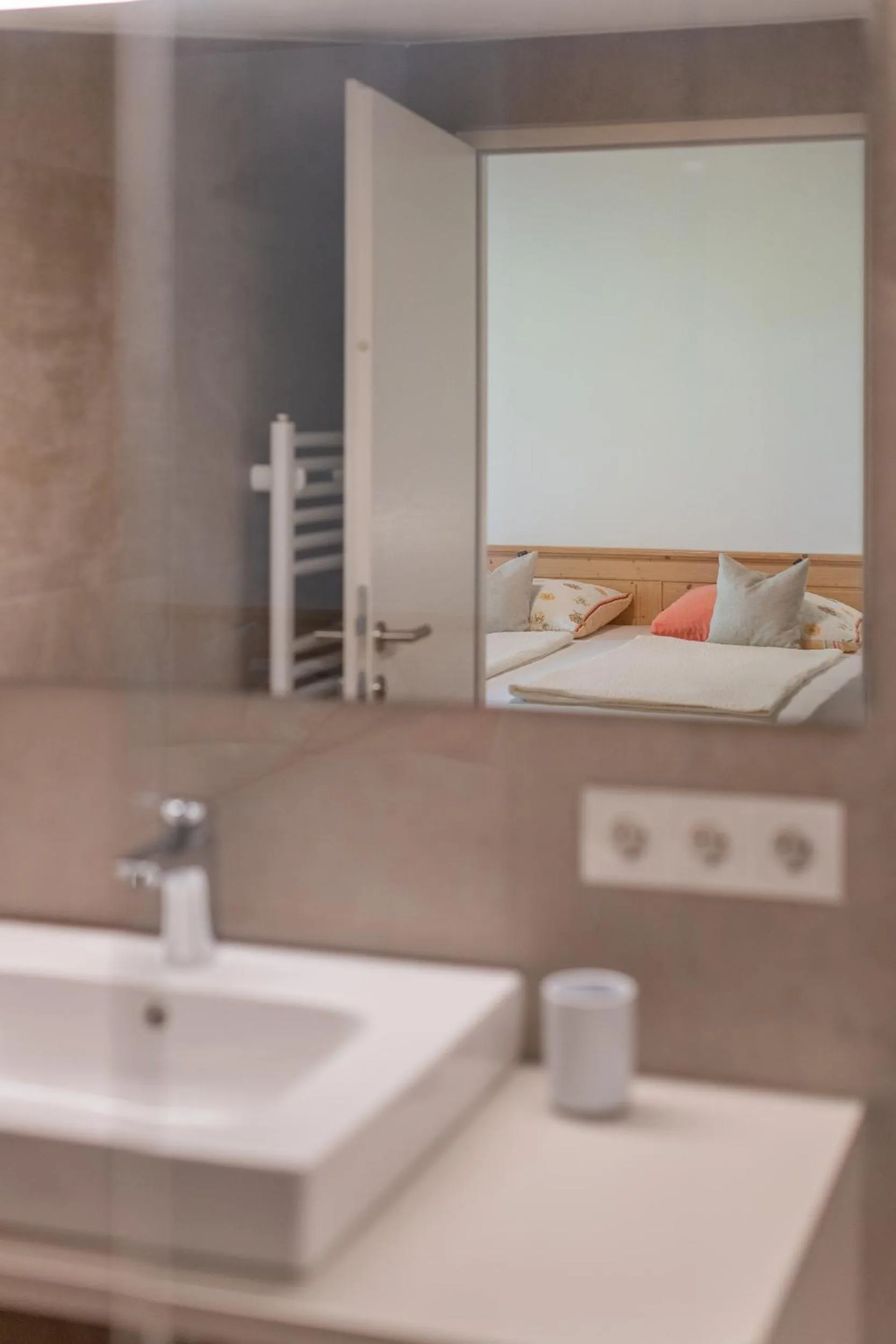 Bathroom, Bed in Haus Stolz