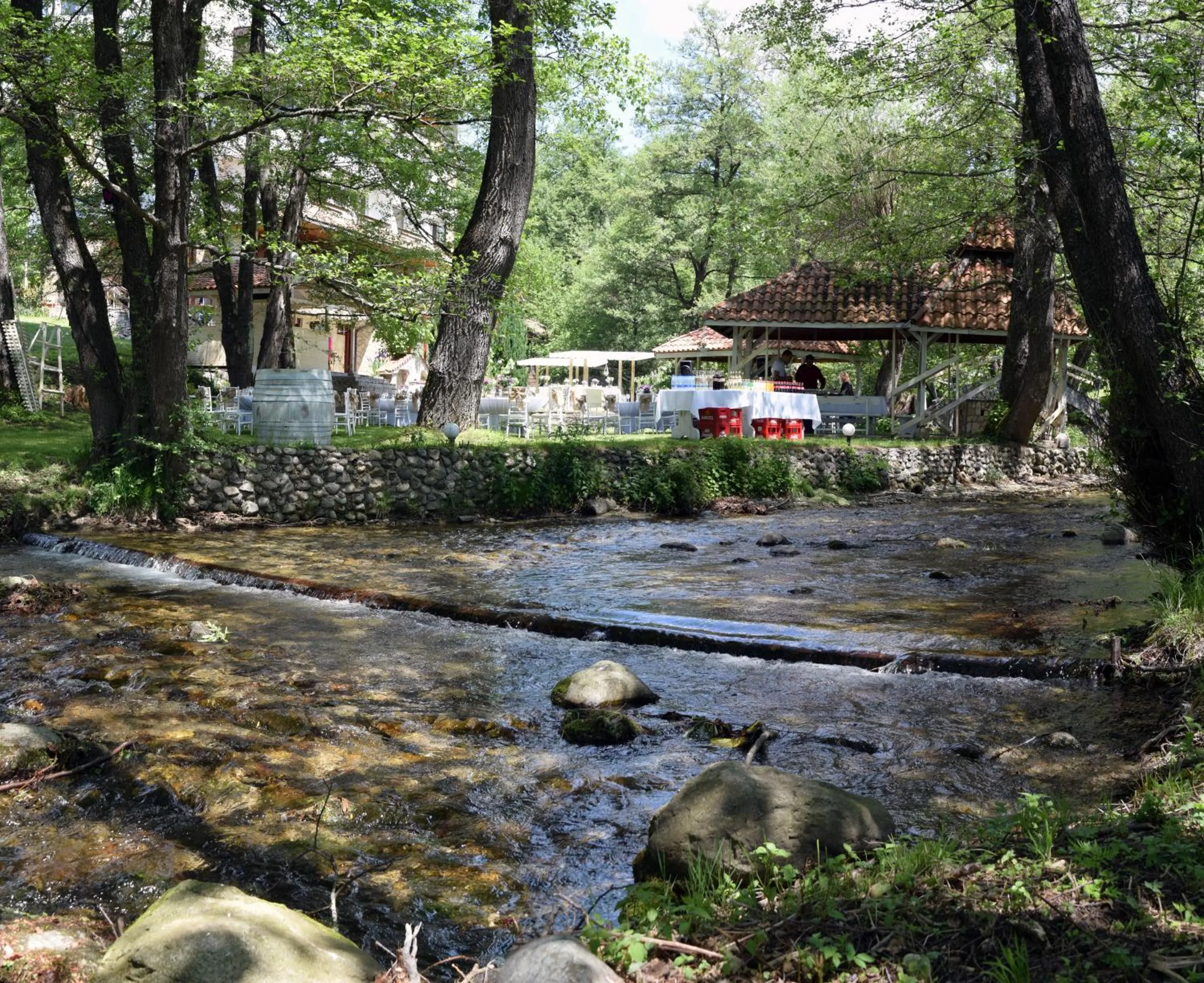 Patio in Hotel Paradise Place