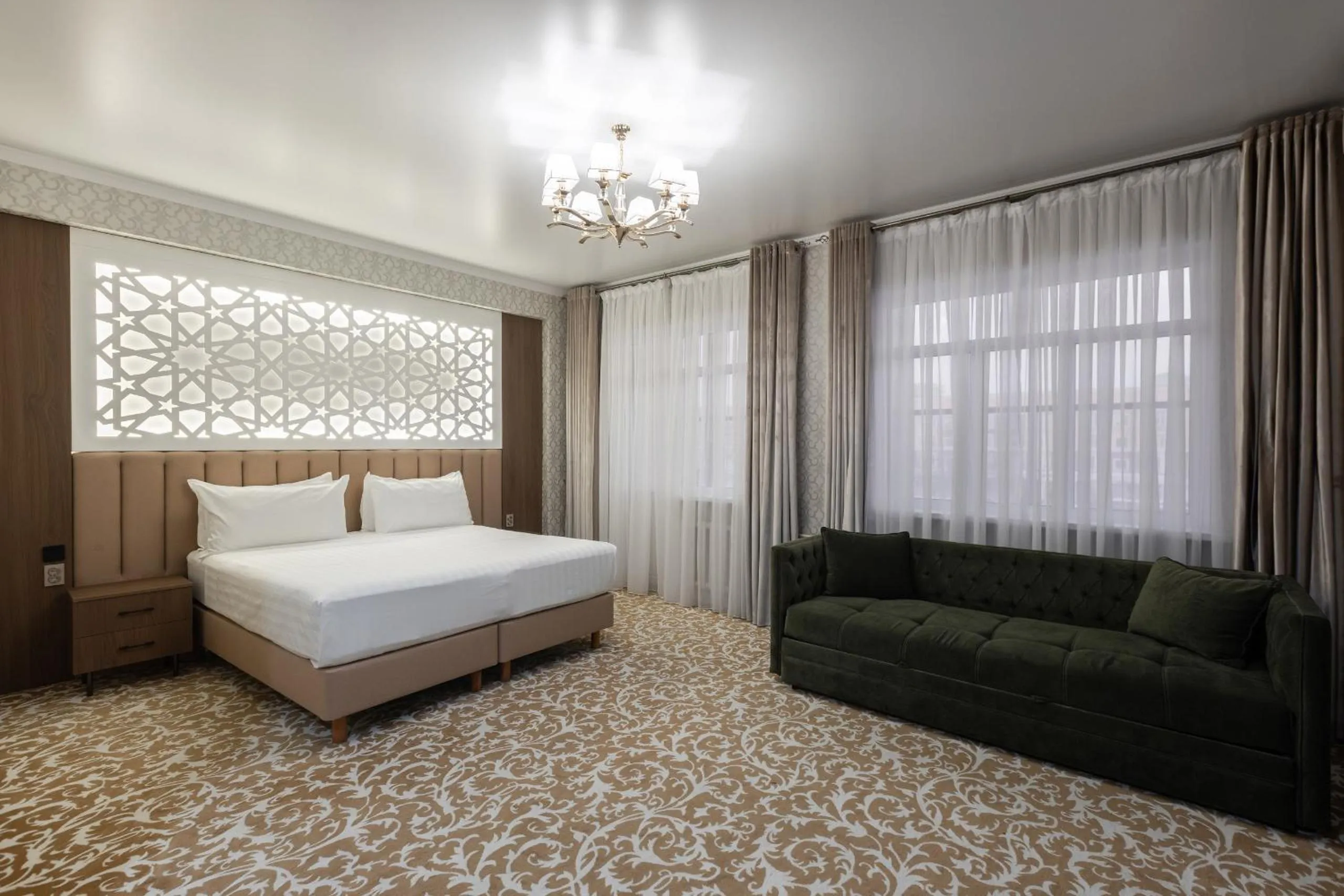 Bed in Boutique Hotel Tomiris