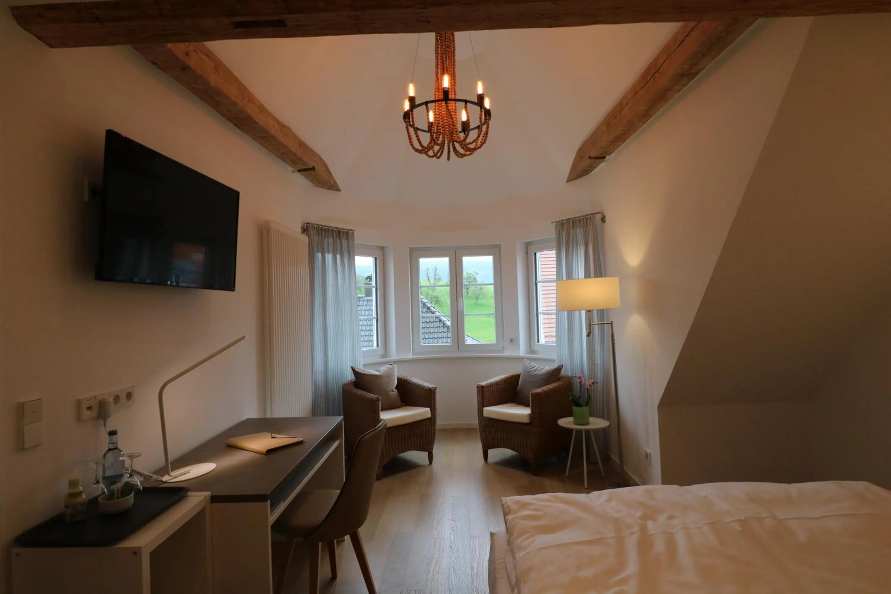 TV and multimedia, Bed in Landhotel Adler