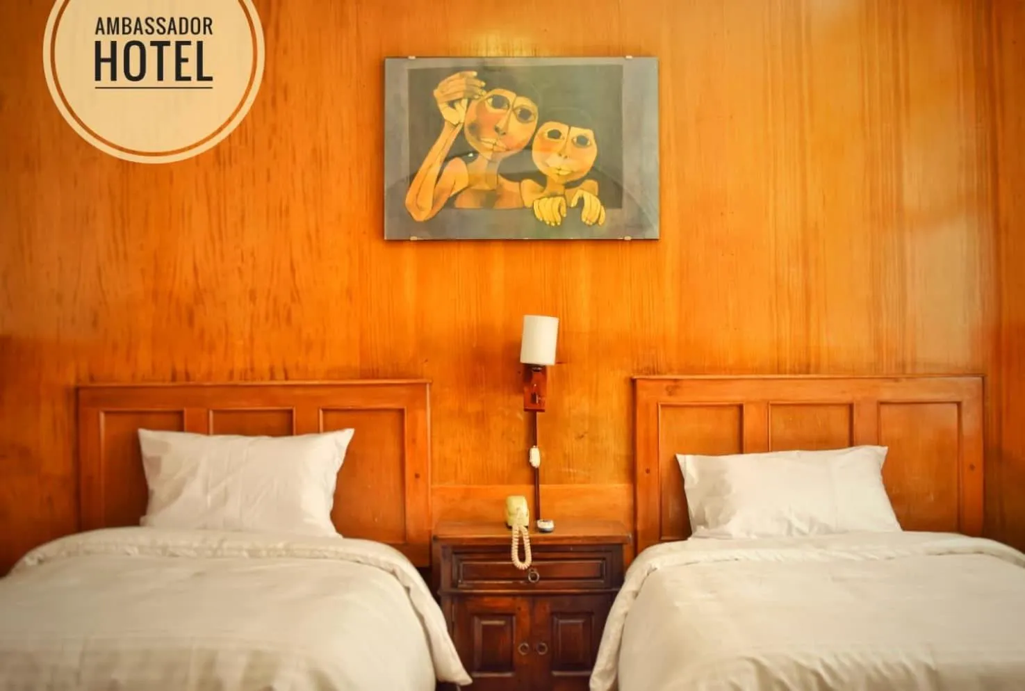 Bed in Hotel Ambassador