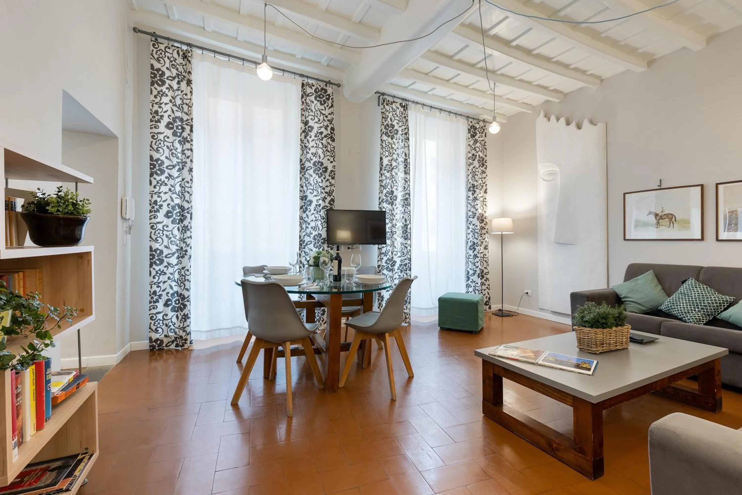 Living room in Rome as you feel - Grotta Pinta apartments