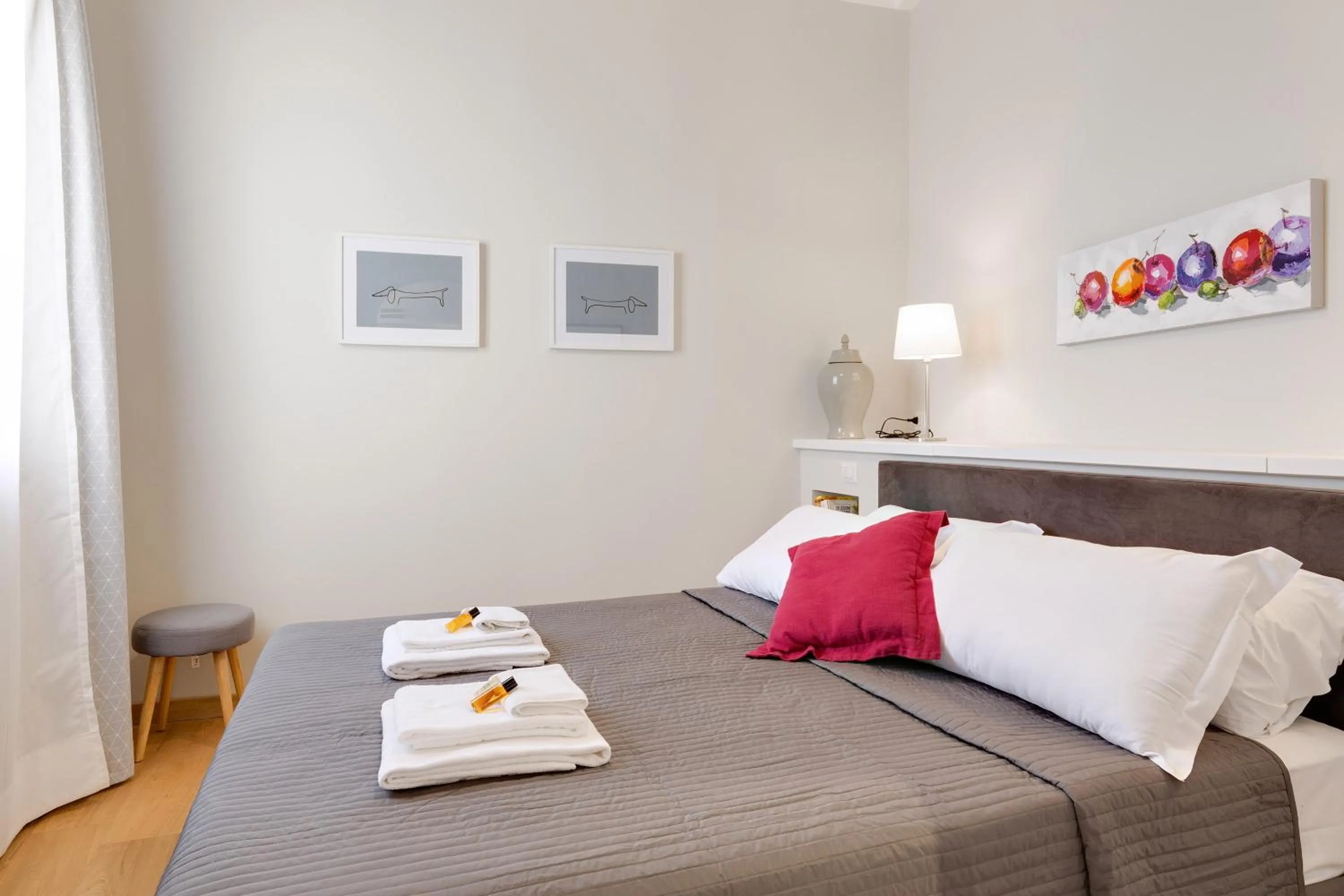 Bedroom, Bed in Rome as you feel - Grotta Pinta apartments