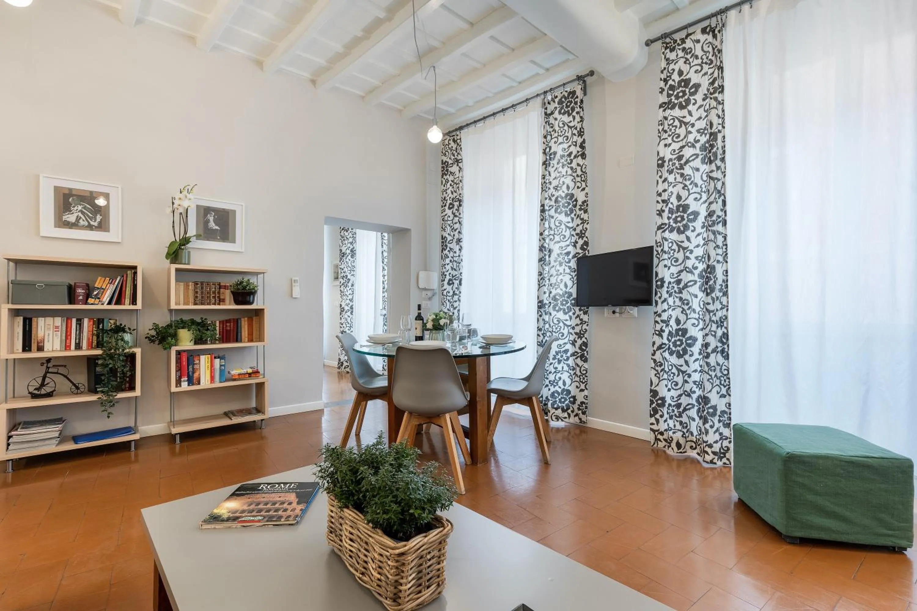 Living room in Rome as you feel - Grotta Pinta apartments