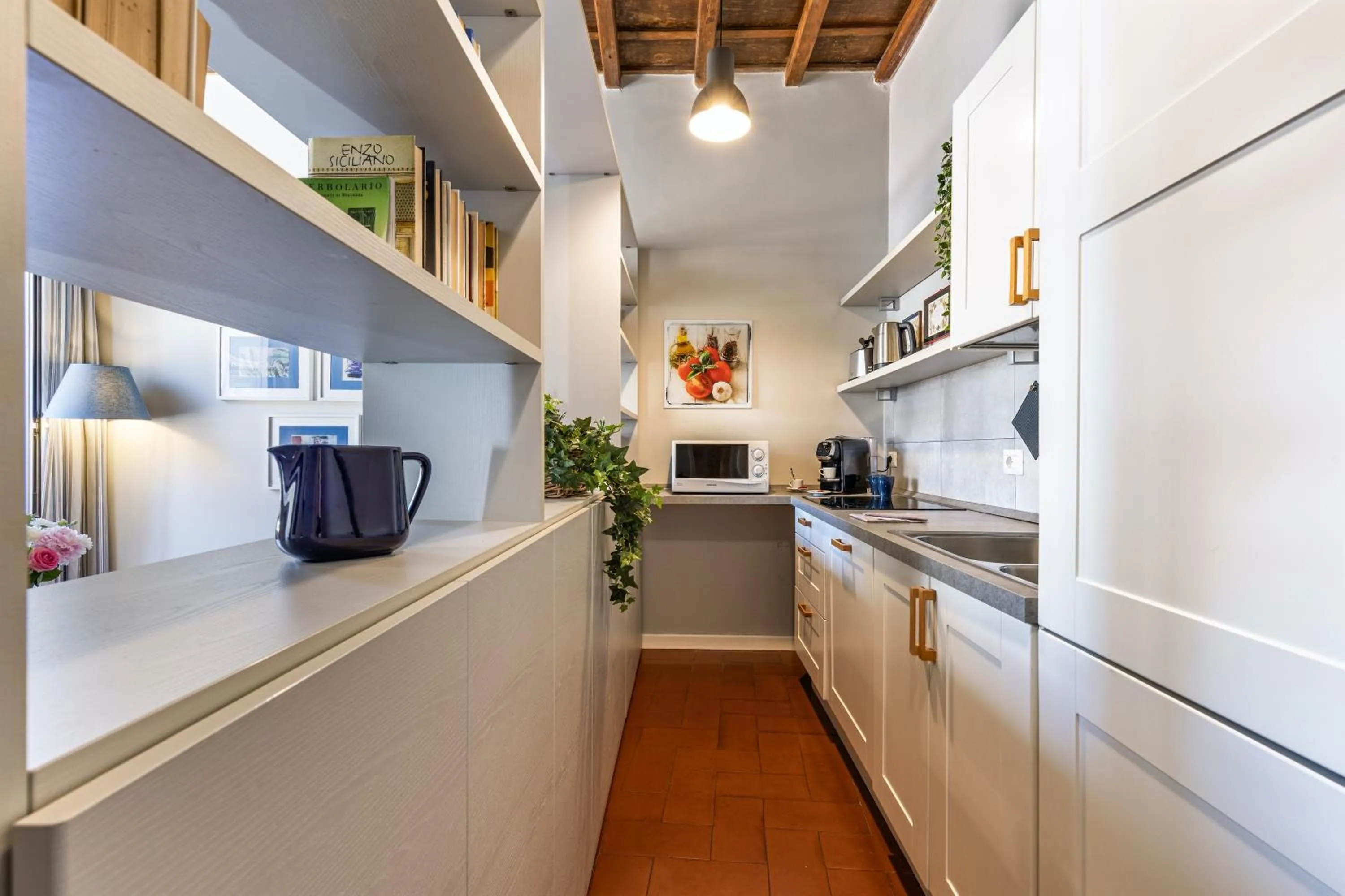 kitchen in Rome as you feel - Grotta Pinta apartments
