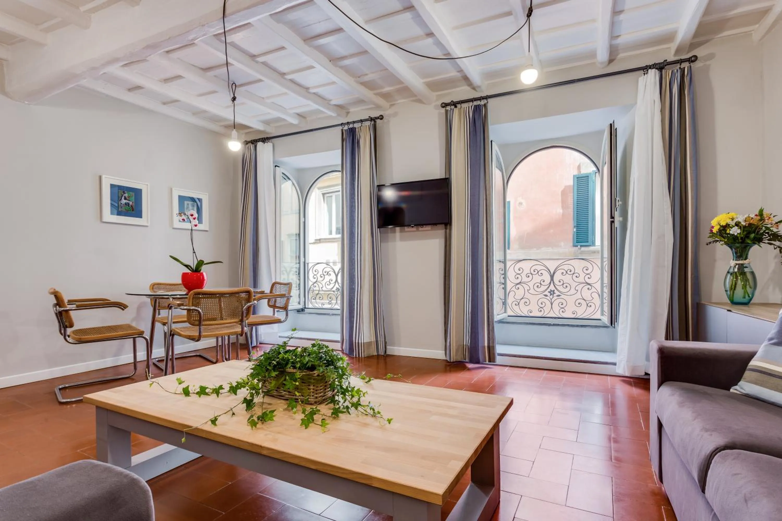 Living room in Rome as you feel - Grotta Pinta apartments