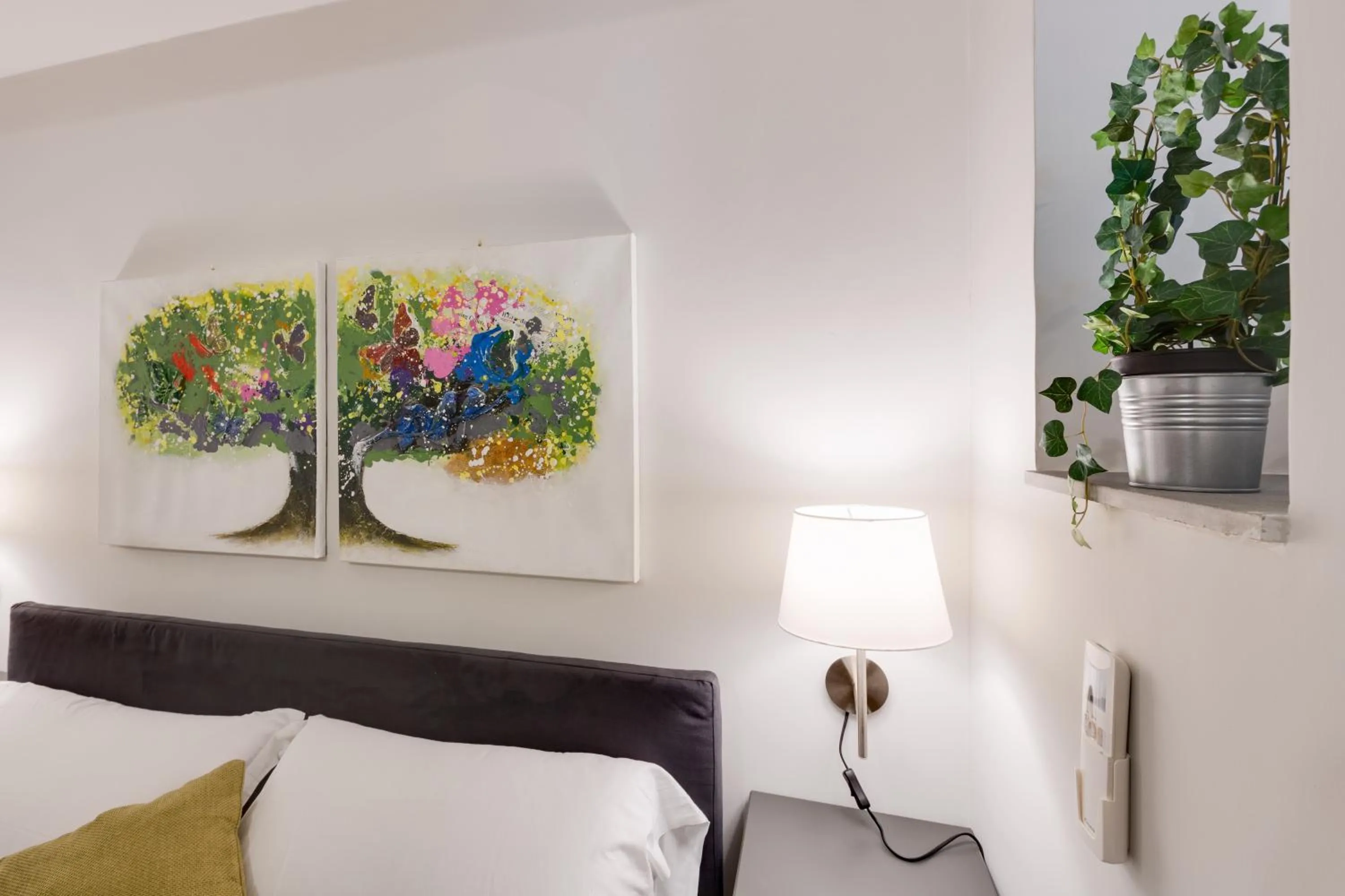 Decorative detail, Bed in Rome as you feel - Grotta Pinta apartments