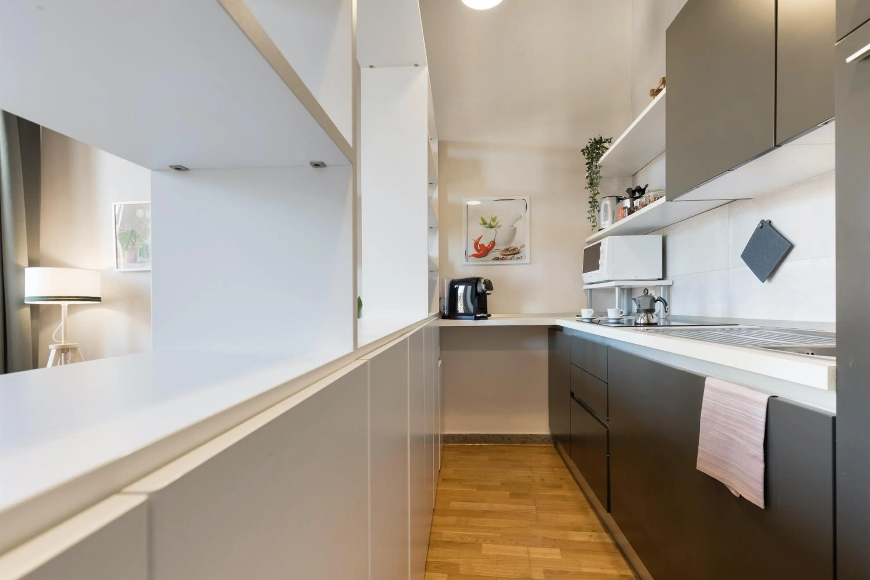Kitchen or kitchenette in Rome as you feel - Grotta Pinta apartments
