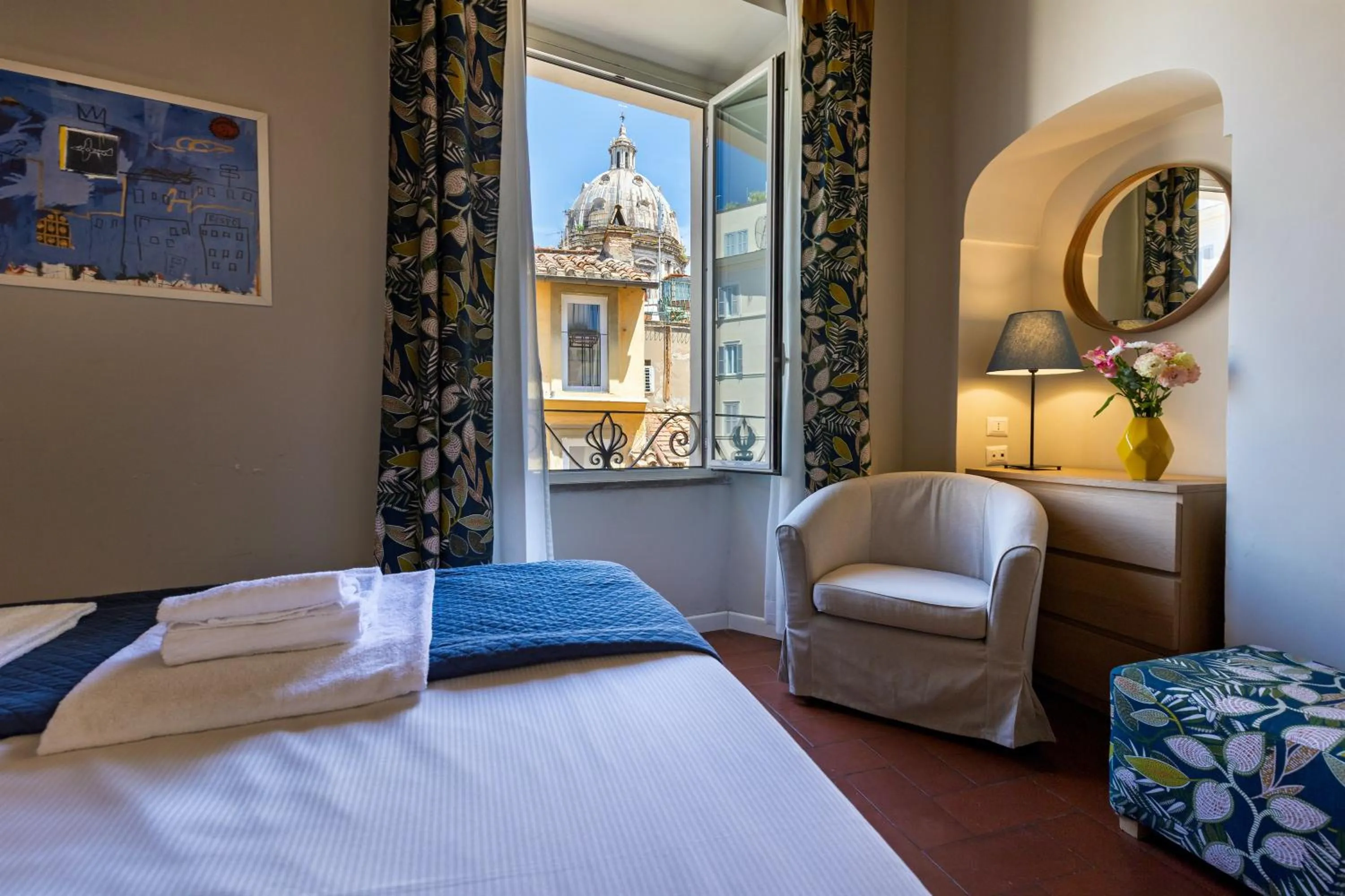 Bedroom, Bed in Rome as you feel - Grotta Pinta apartments