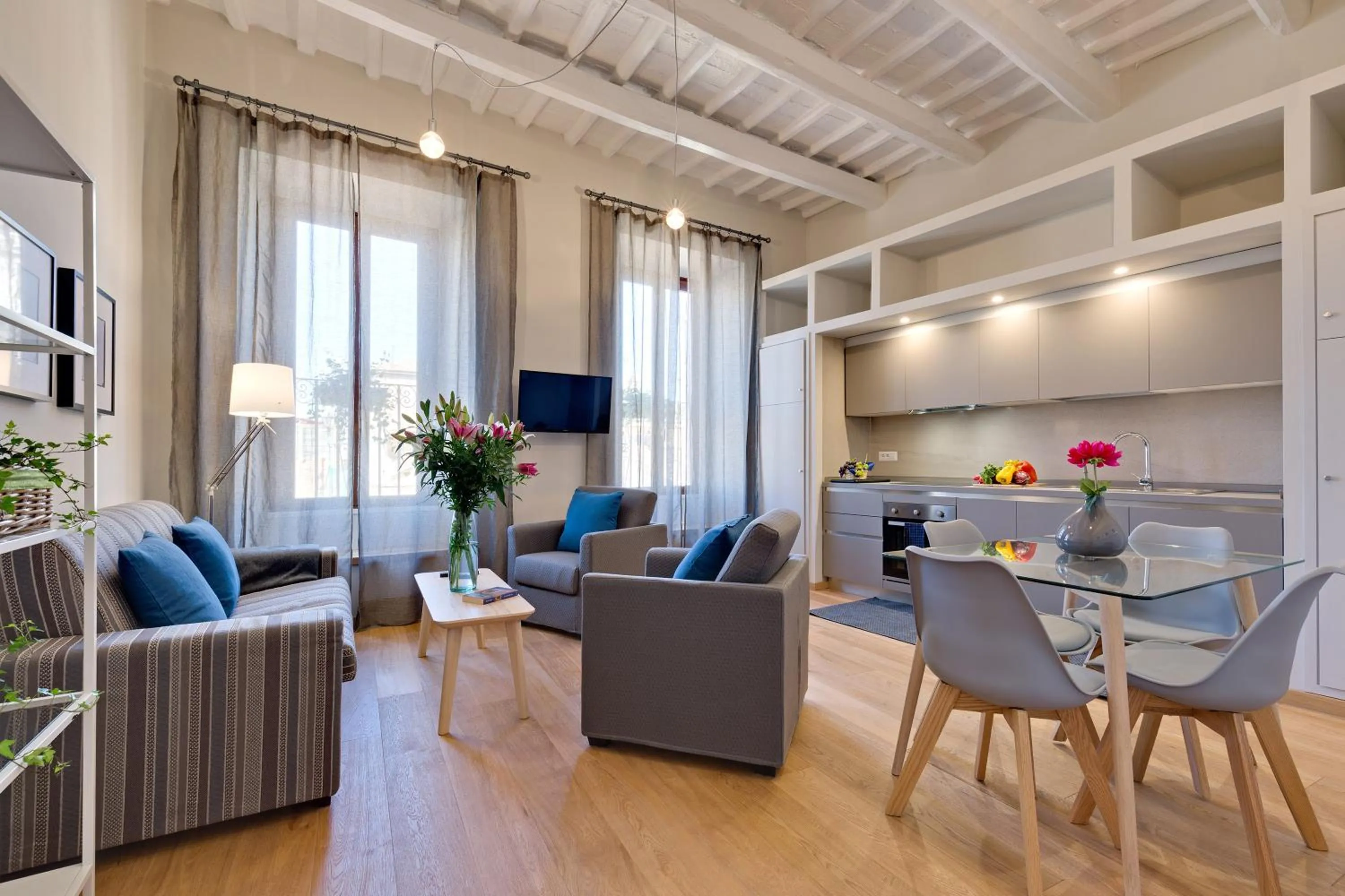 Living room in Rome as you feel - Grotta Pinta apartments