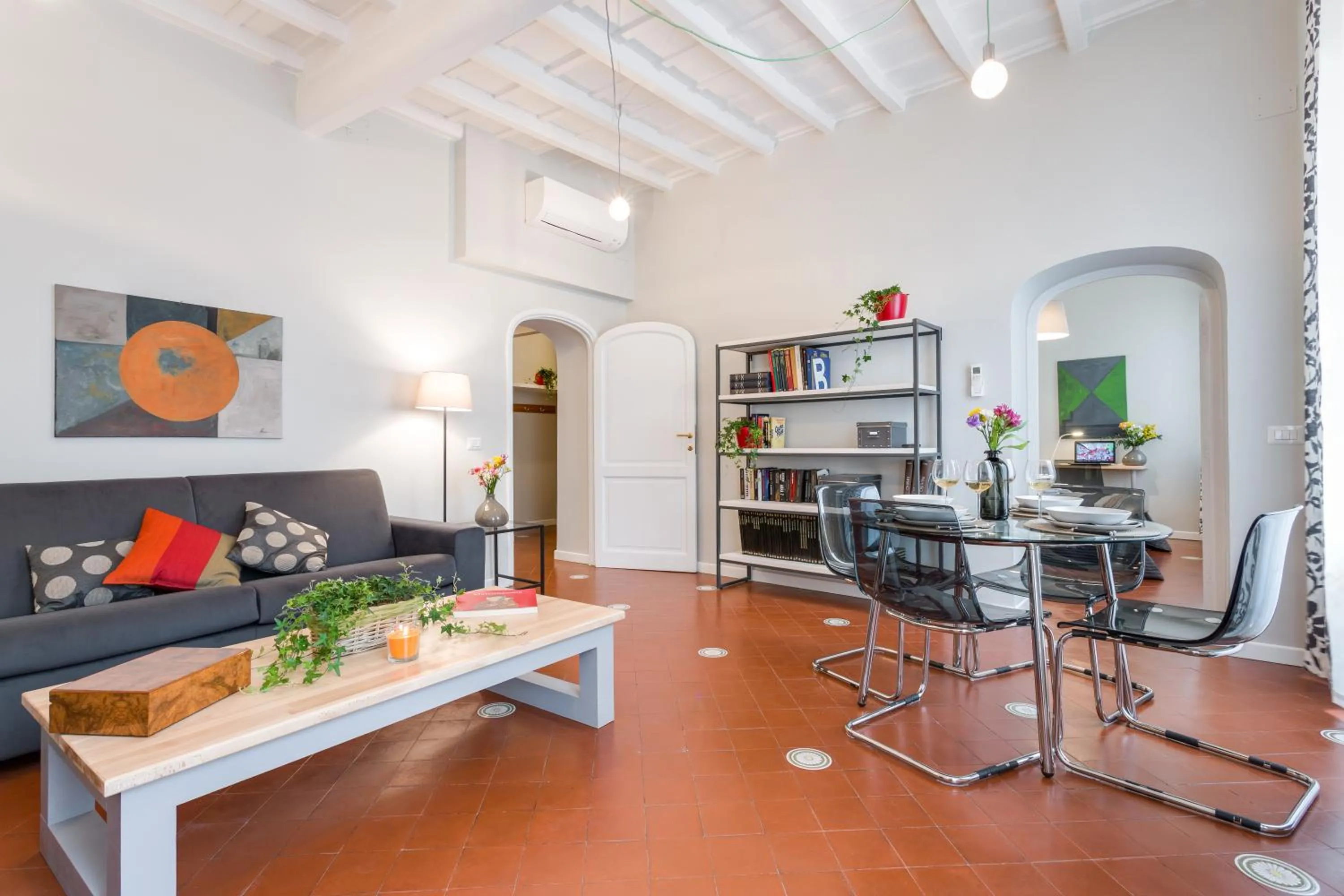 Living room in Rome as you feel - Grotta Pinta apartments