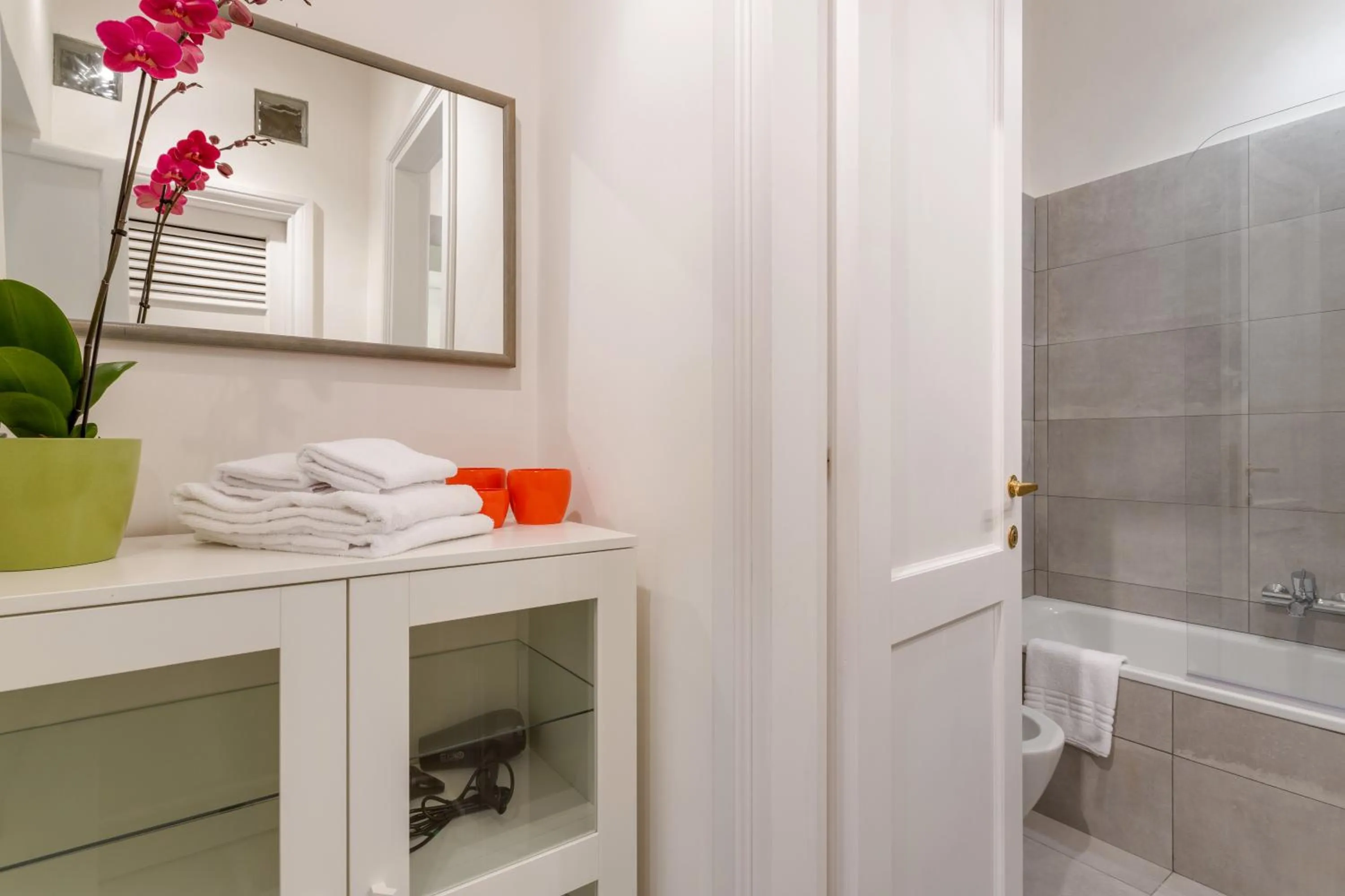 Bathroom in Rome as you feel - Grotta Pinta apartments