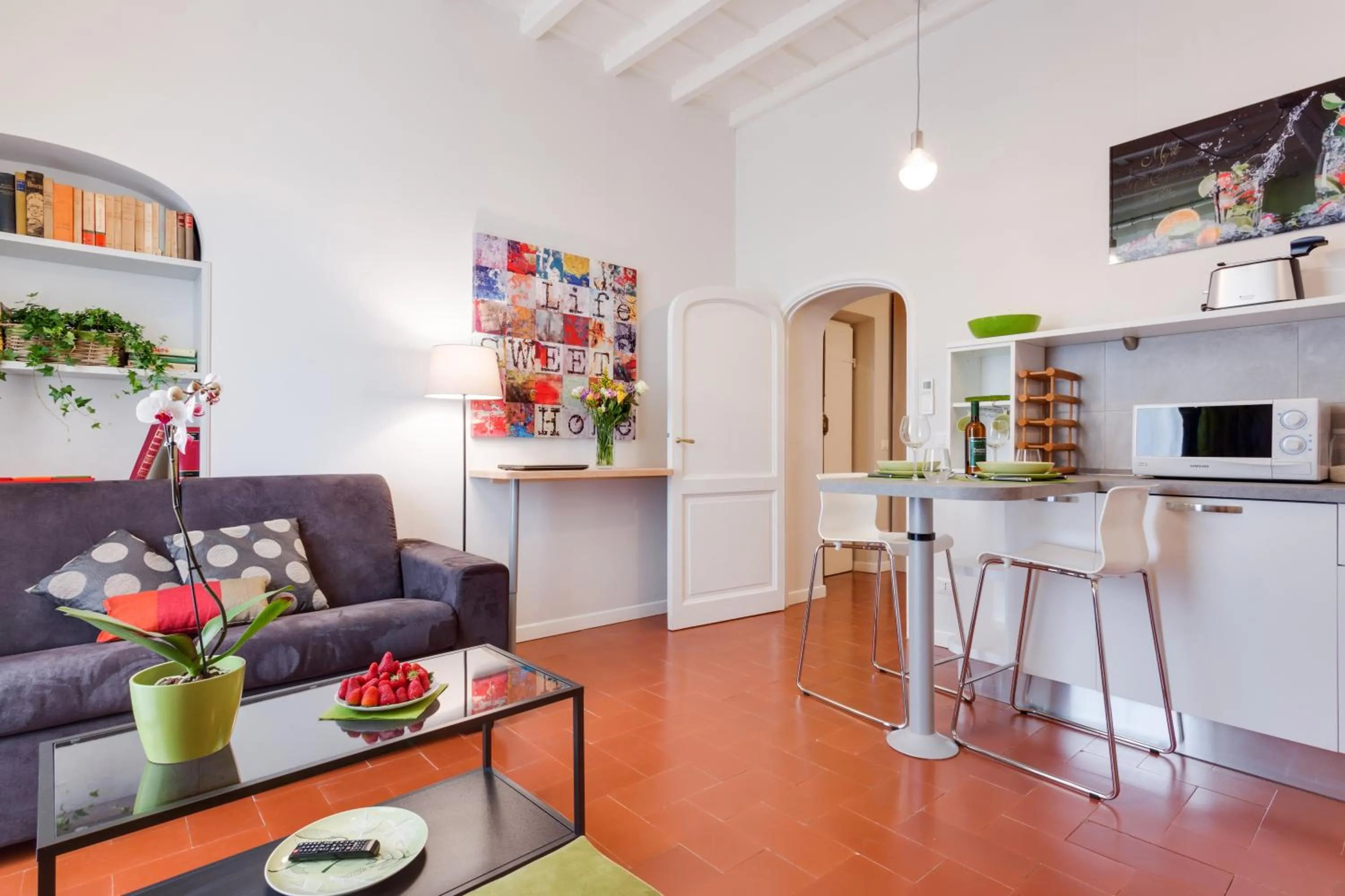 Kitchen or kitchenette in Rome as you feel - Grotta Pinta apartments