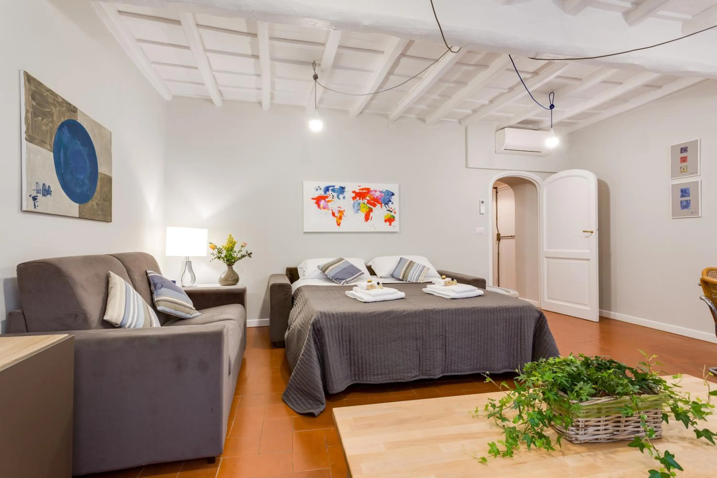 Living room, Bed in Rome as you feel - Grotta Pinta apartments