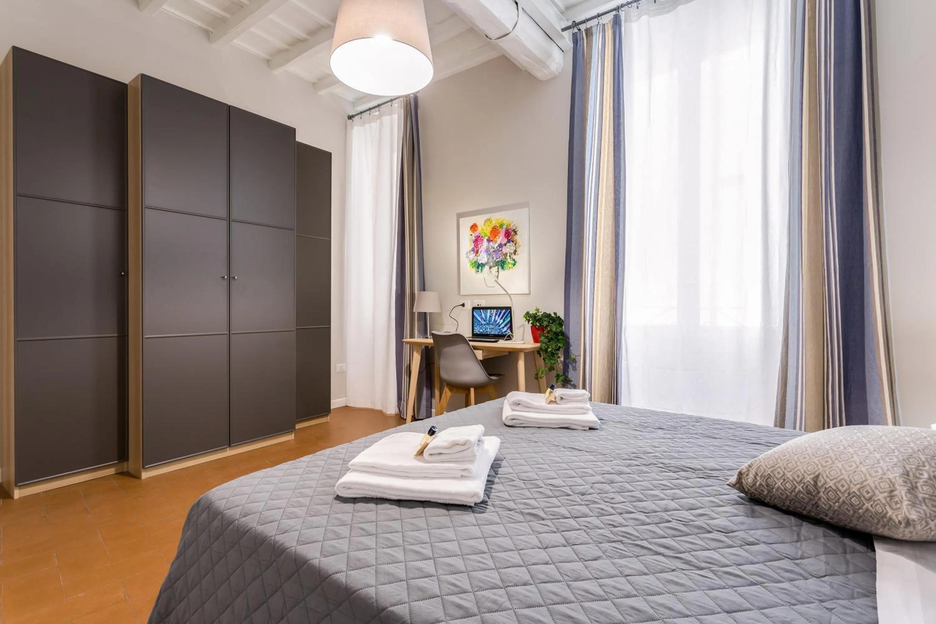 Bedroom, Bed in Rome as you feel - Grotta Pinta apartments