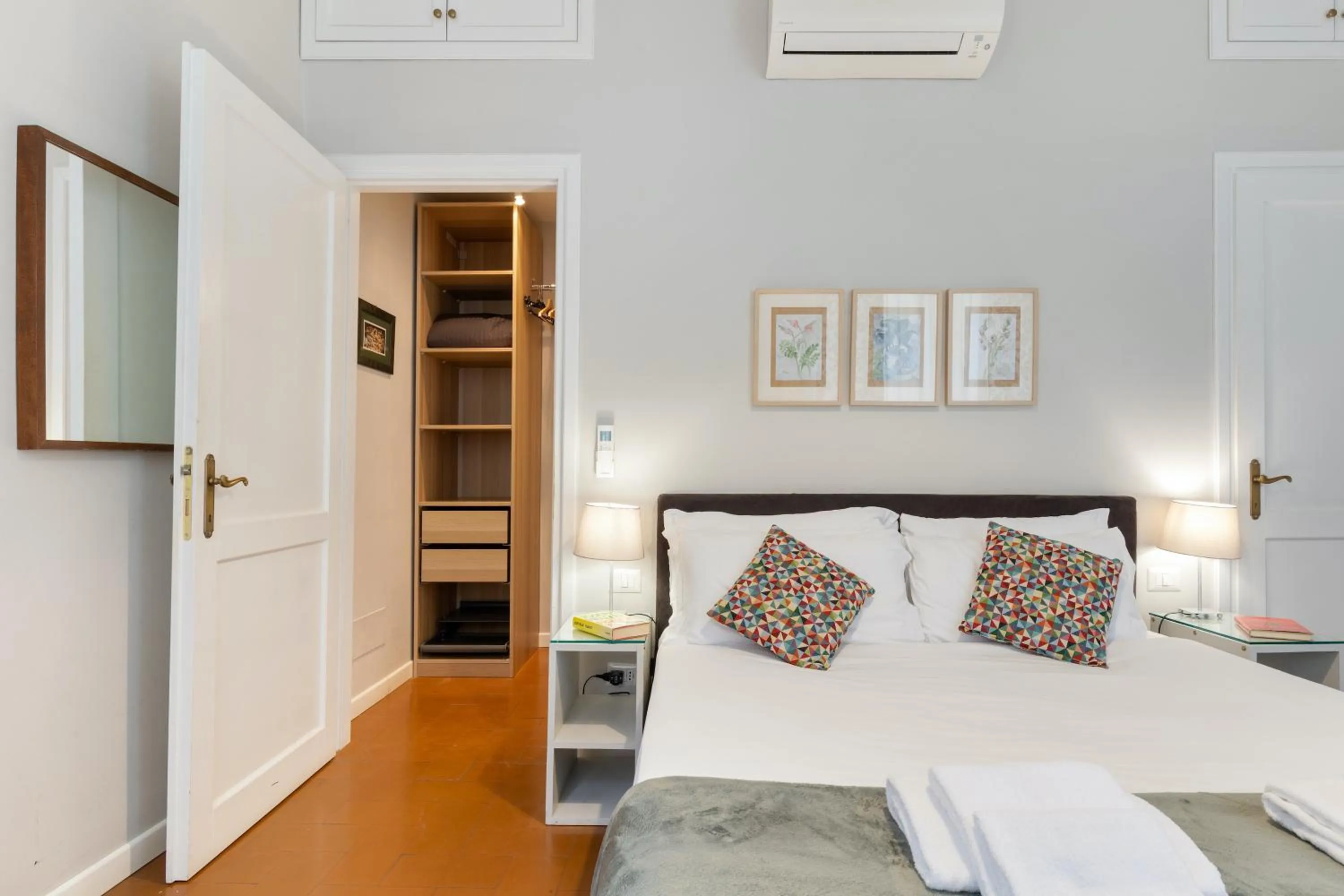 Bedroom, Bed in Rome as you feel - Grotta Pinta apartments