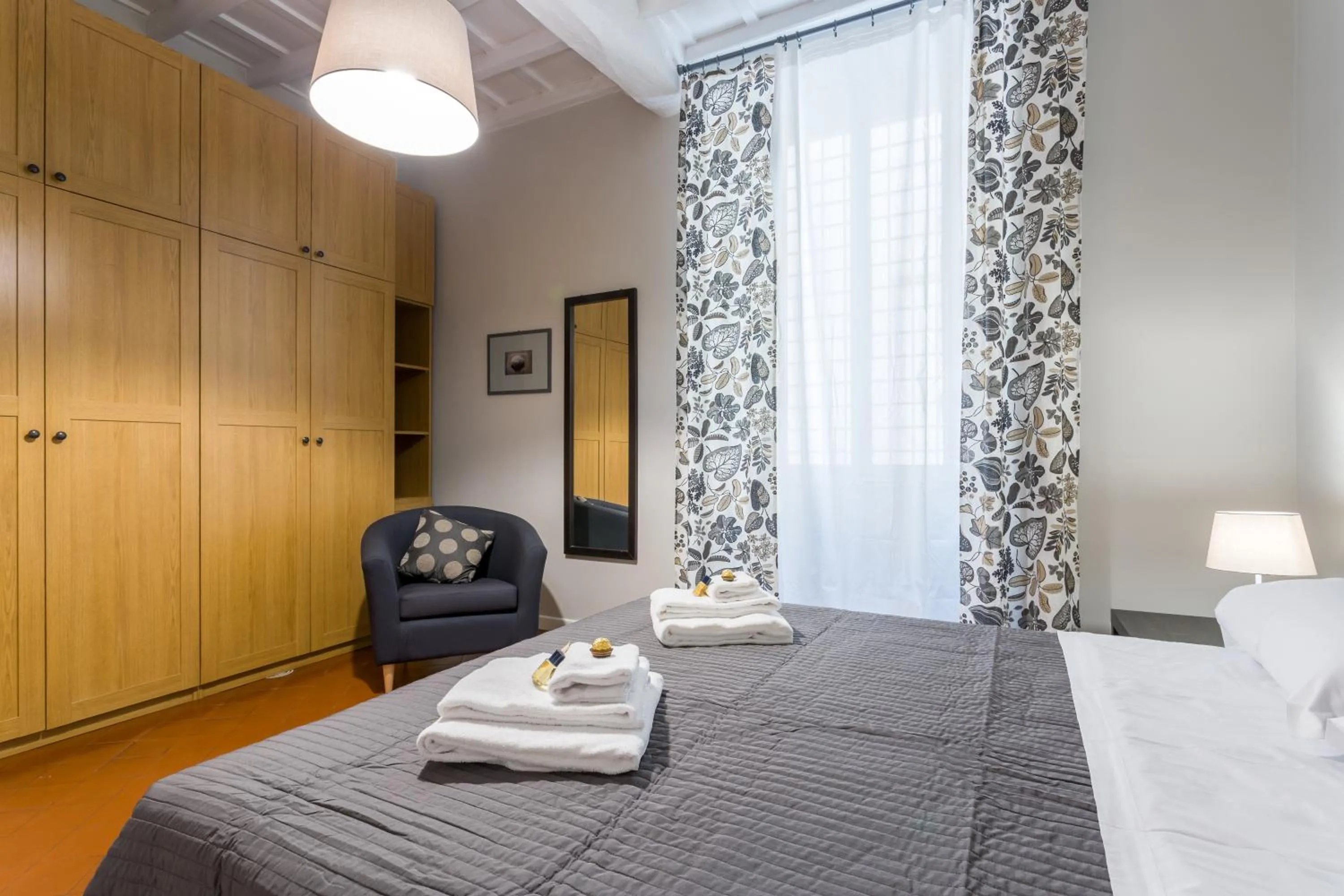 Bedroom, Bed in Rome as you feel - Grotta Pinta apartments
